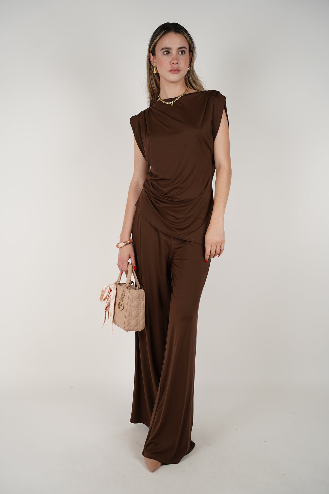 Sira Soft Pants – Wide-Leg Knit Lounge Pants One Size