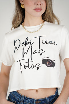 Debí Tirar Más Fotos Top – Camiseta corta gráfica en español