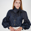 Nirame Denim Button Down – Classic Denim with a Feminine Twist