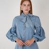 Nirame Denim Button Down – Classic Denim with a Feminine Twist