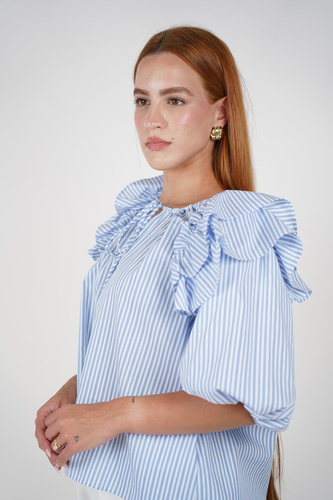 Aureva Ruffle Blouse