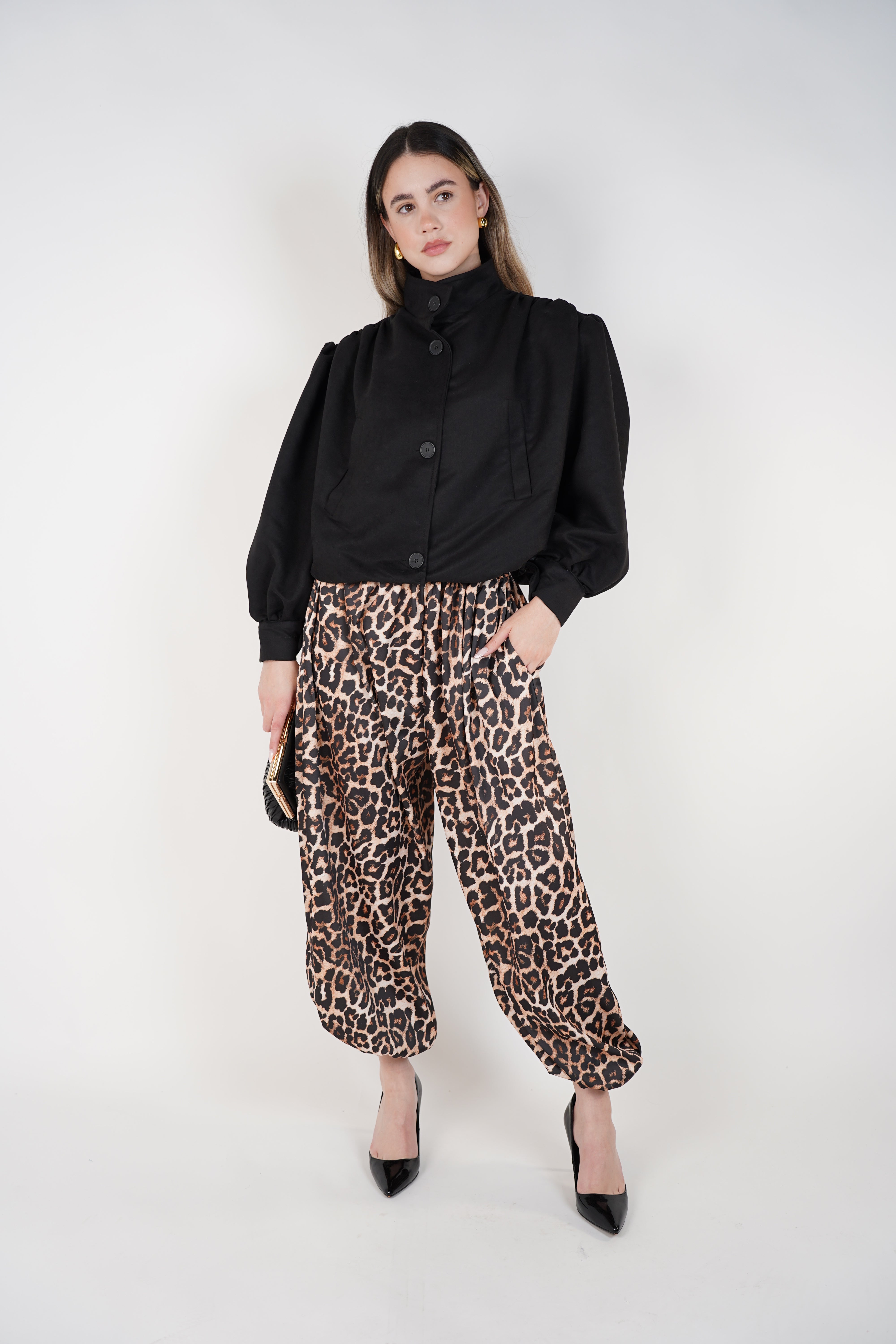 Hynel Wild Leopard Aladin Joggers – Bold, Fierce, and Effortlessly Luxe