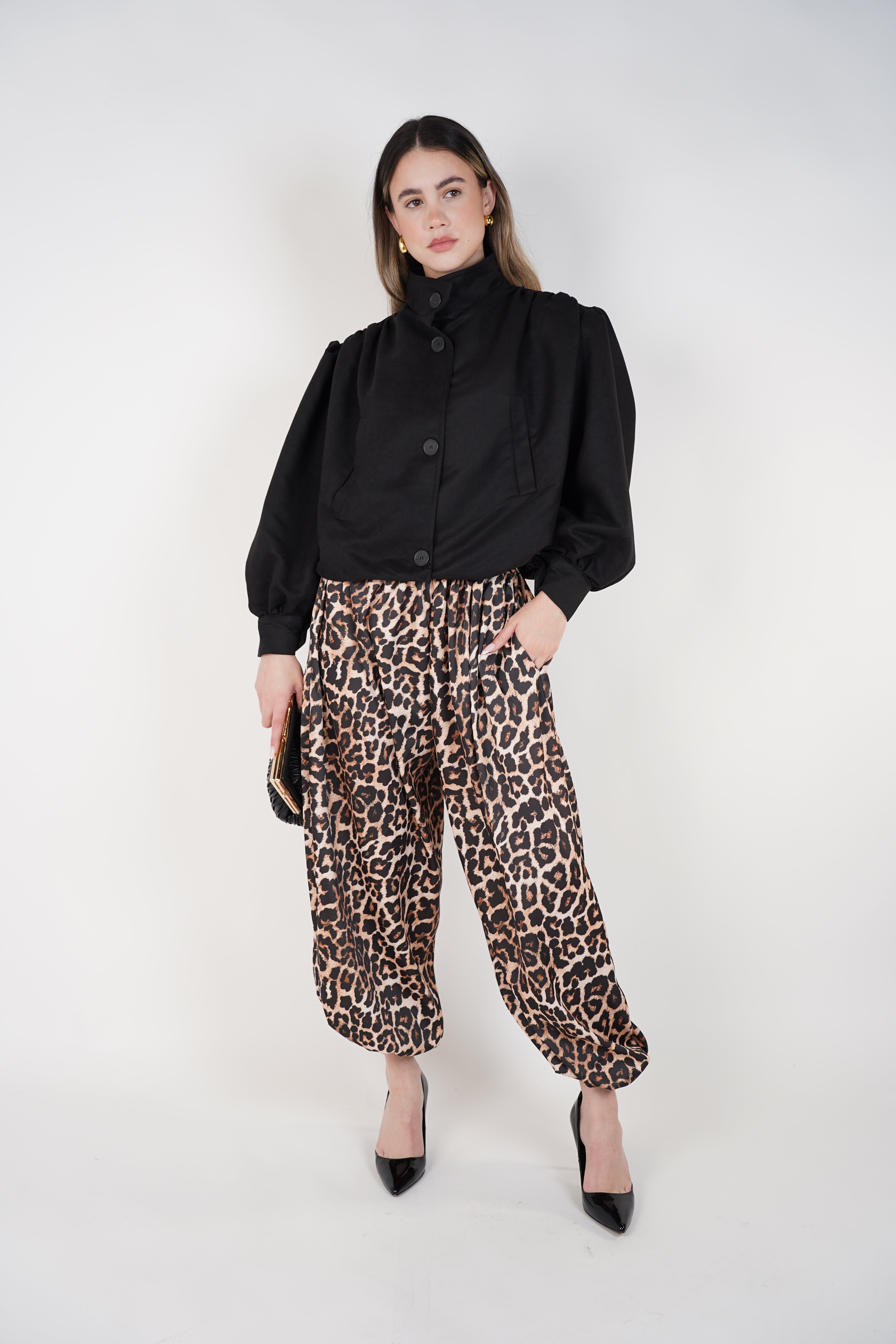 Hynel Wild Leopard Aladin Joggers – Bold, Fierce, and Effortlessly Luxe