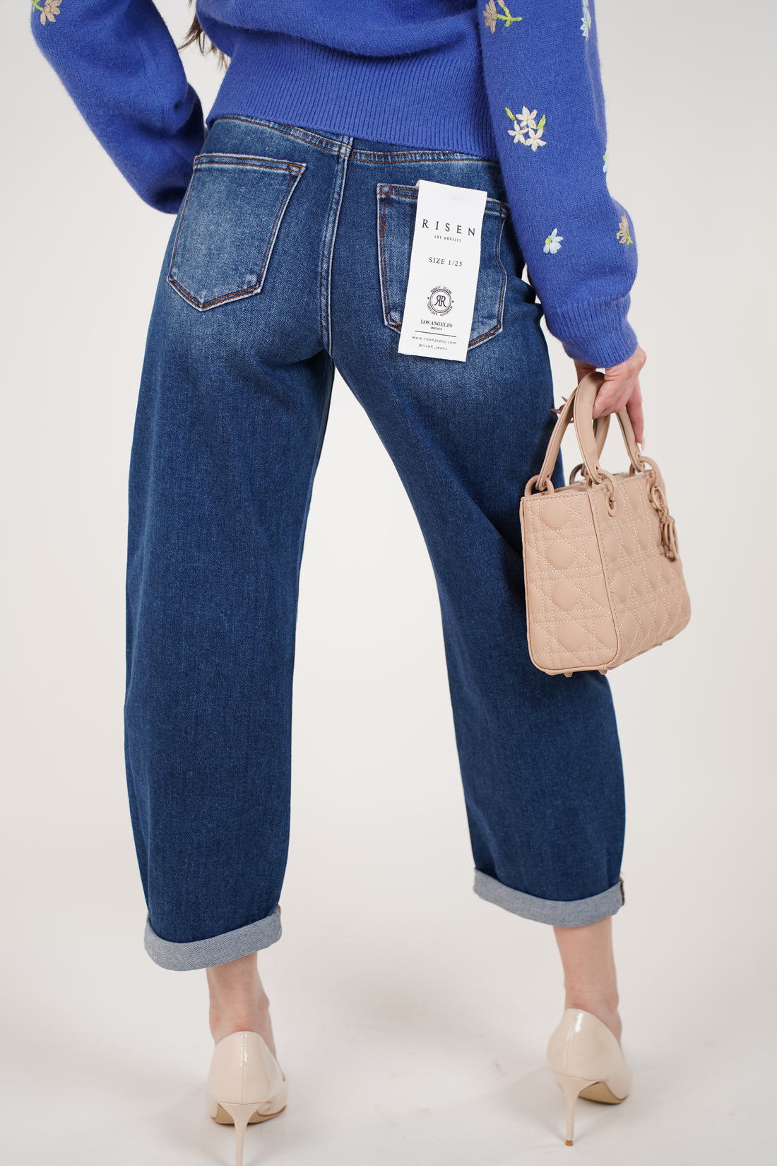 Lunai Cropped Barrel Jeans – Effortless Denim with a Modern Twist