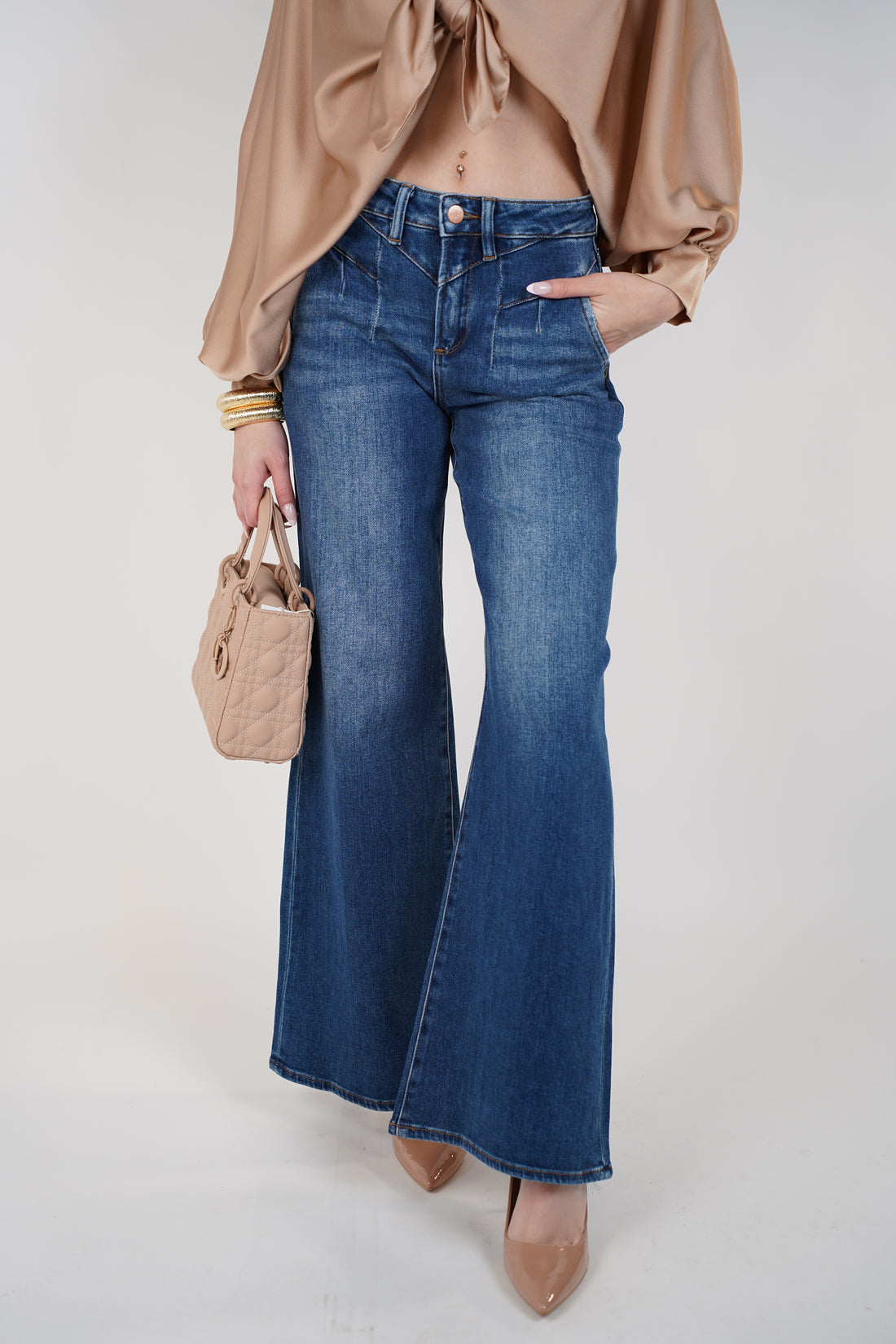 Kivira Wide Leg Jeans – Classic Denim with a Modern Flare