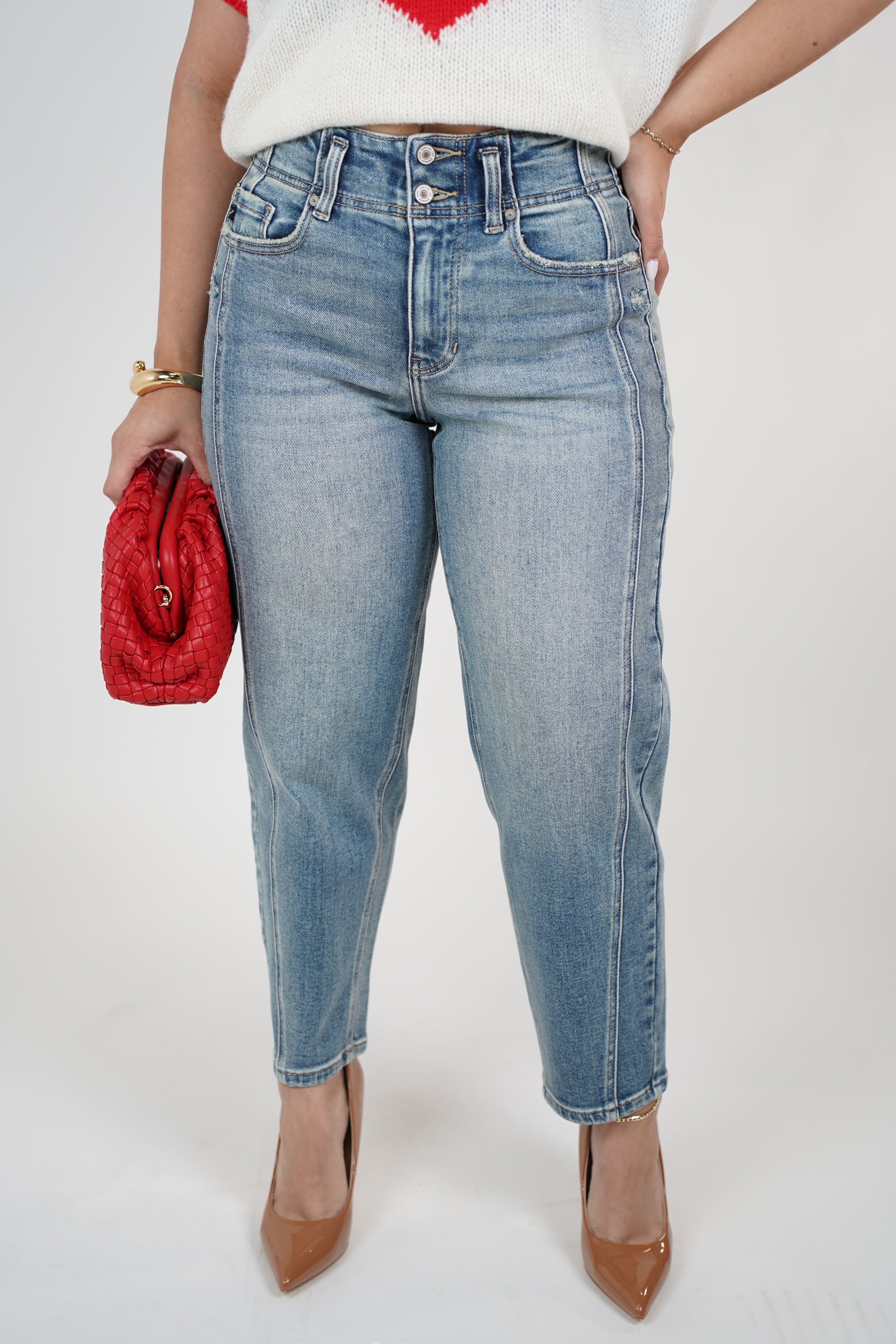 Teya Barrel Jeans