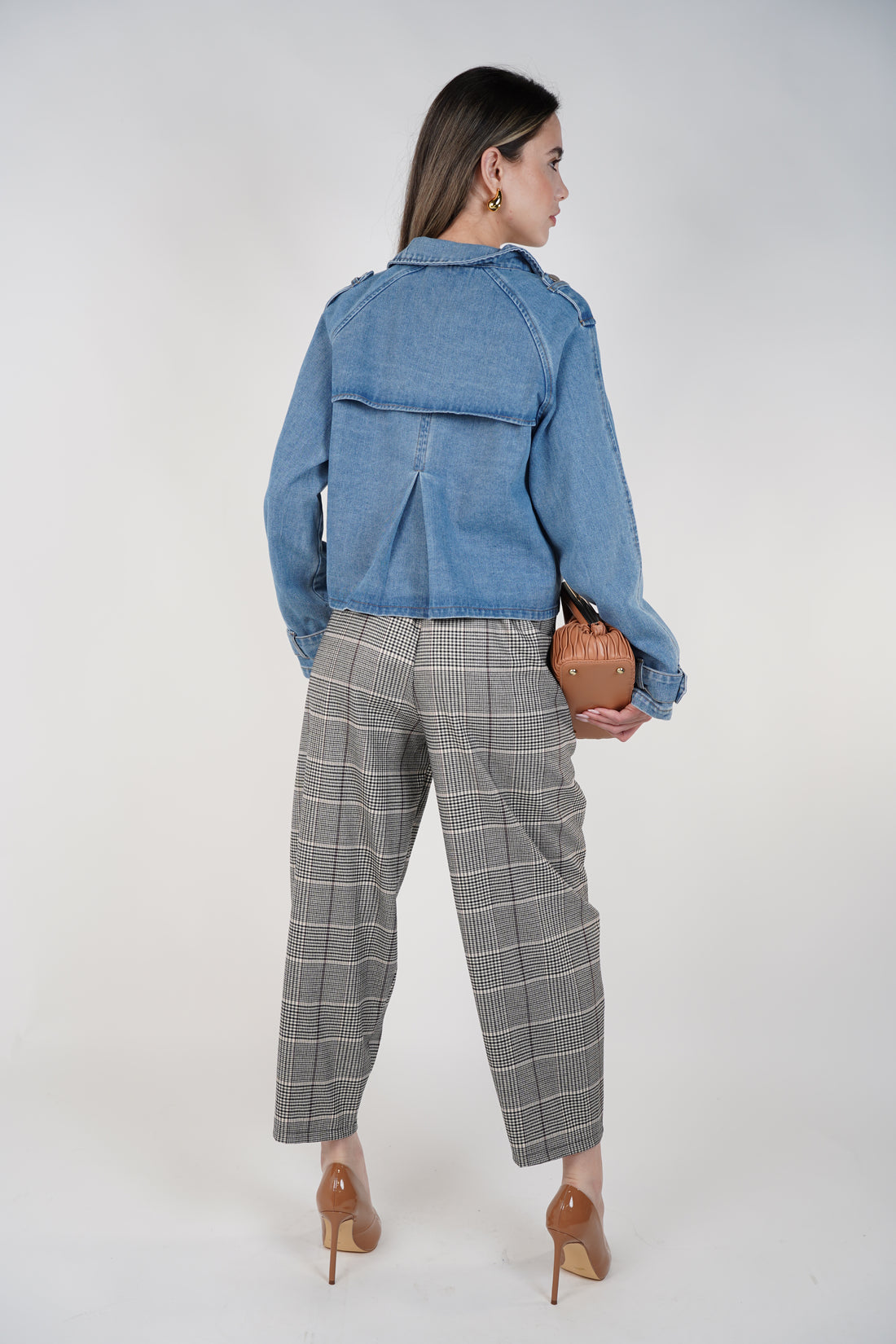 Mysael Plaid Belted Pants – Timeless Plaid with Effortless Sophistication