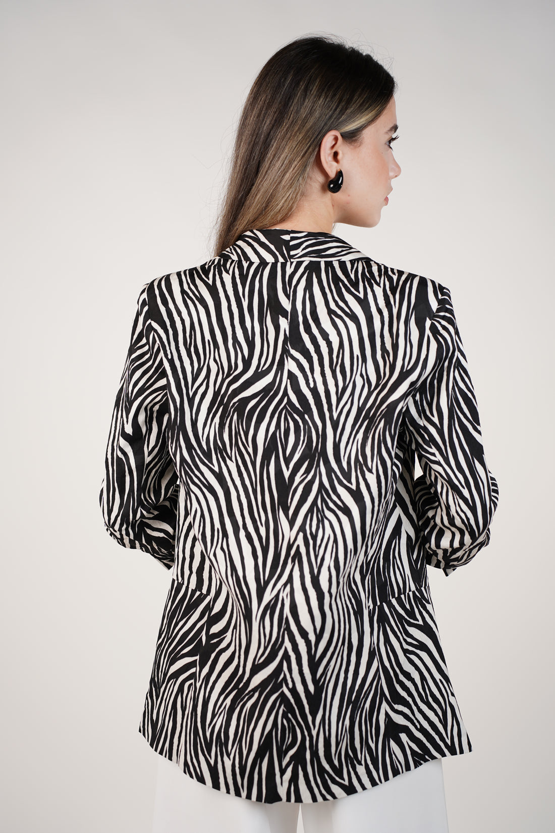 Raviel Zebra Blazer – Fierce Elegance, Effortlessly Chic