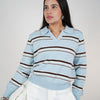 Neli Polo Stripped Sweater