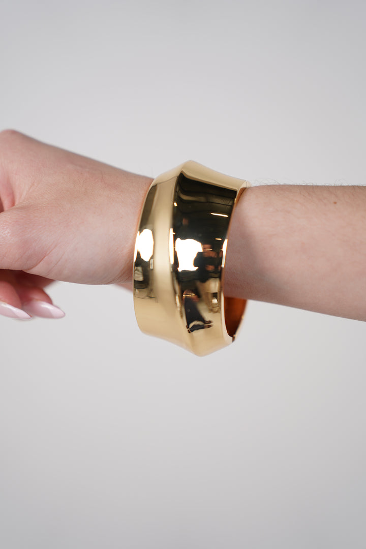 Zunel Thick Bracelet – Bold Gold, Endless Sophistication