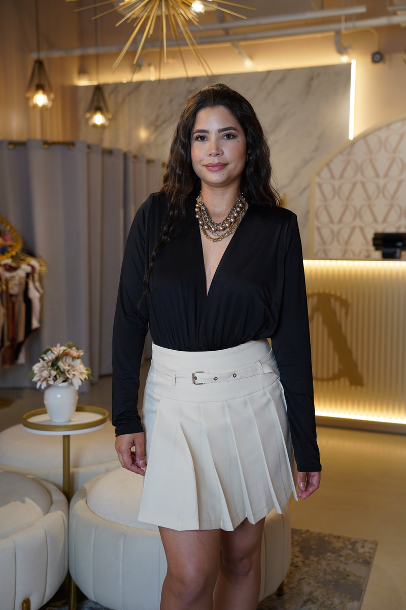 Mia Bella Skirt – Pleated Elegance with Modern Edge