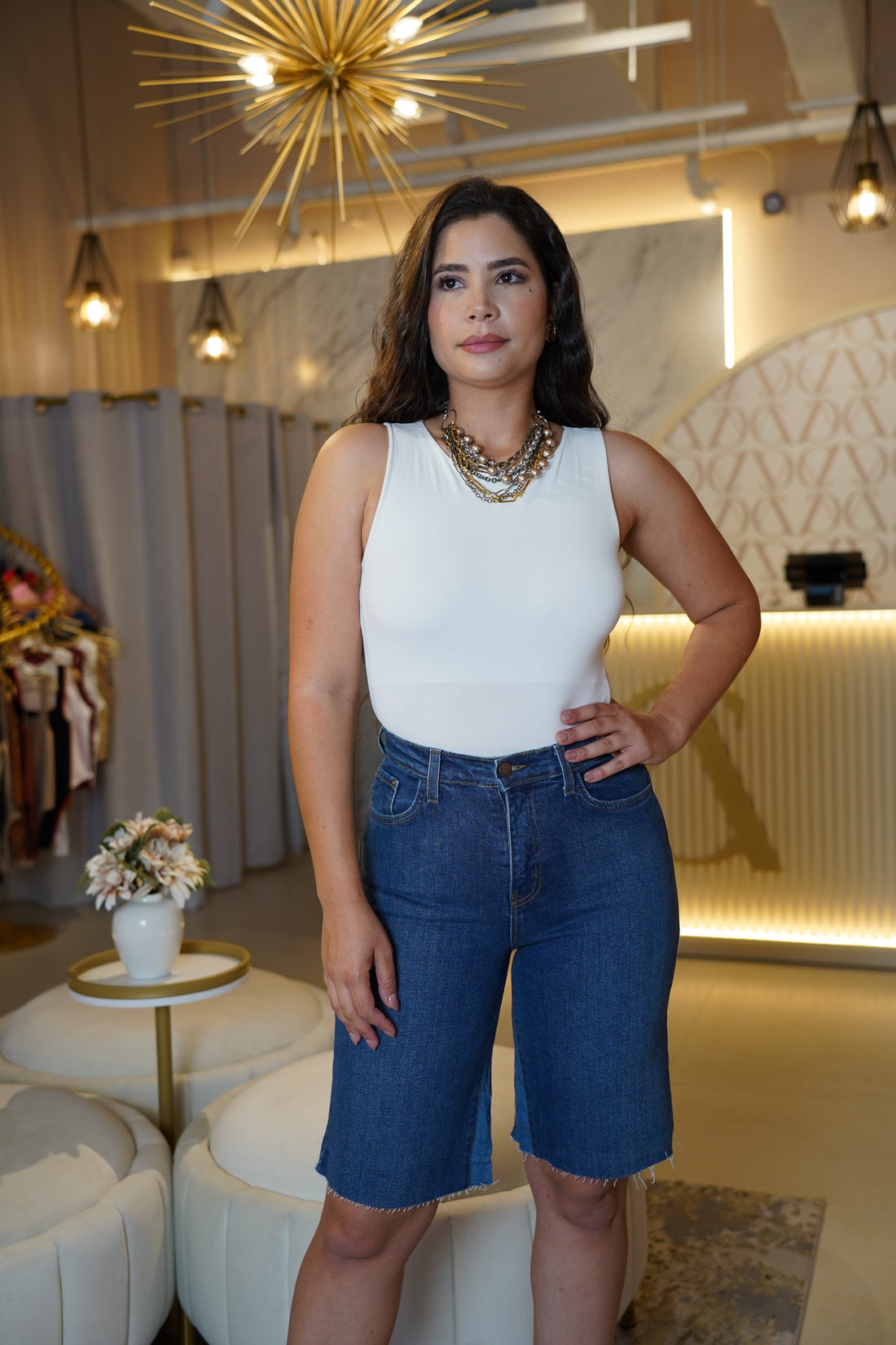 Isabella Shorts – Classic Denim with a Chic Edge