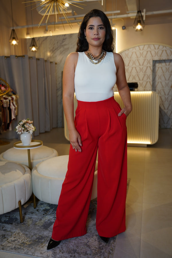 Rosa Pants – Bold, Wide-Leg Elegance