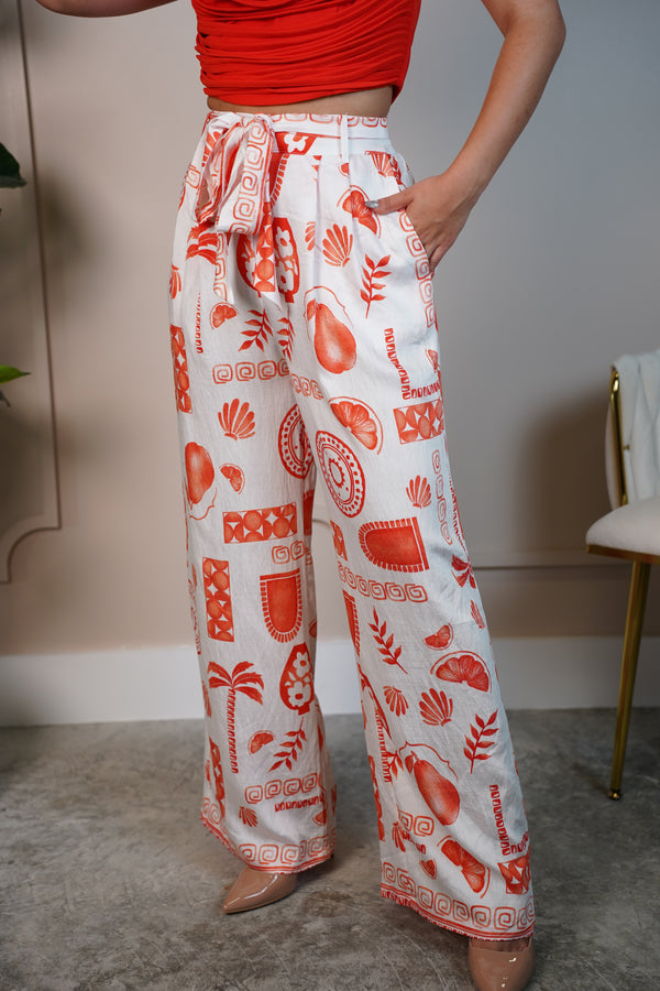 Ziriya Wideleg Pants – Island Vibes in Every Step