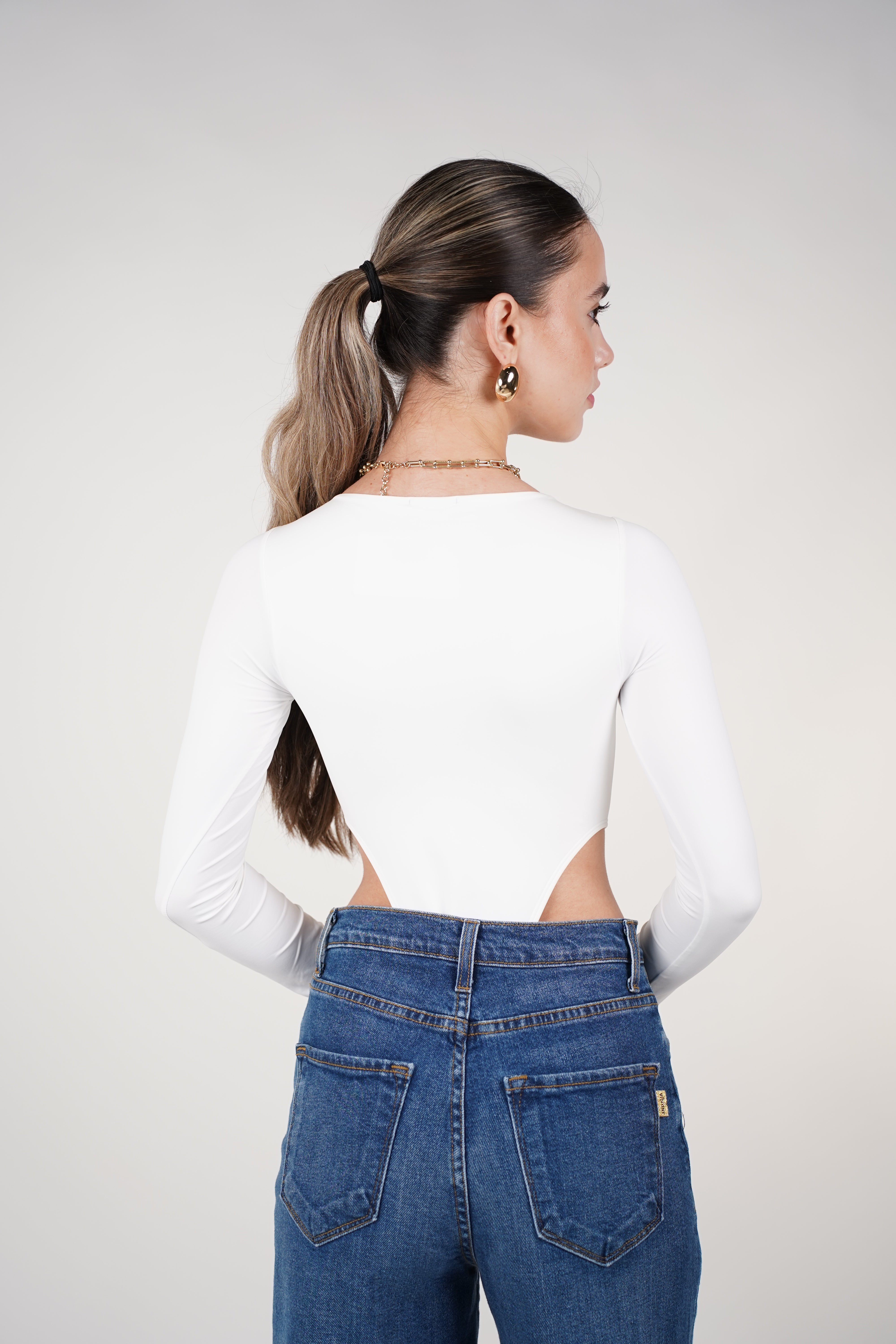 Naleen Highcut Longsleeve Bodysuit – Sleek Sculpting High-Cut Essential