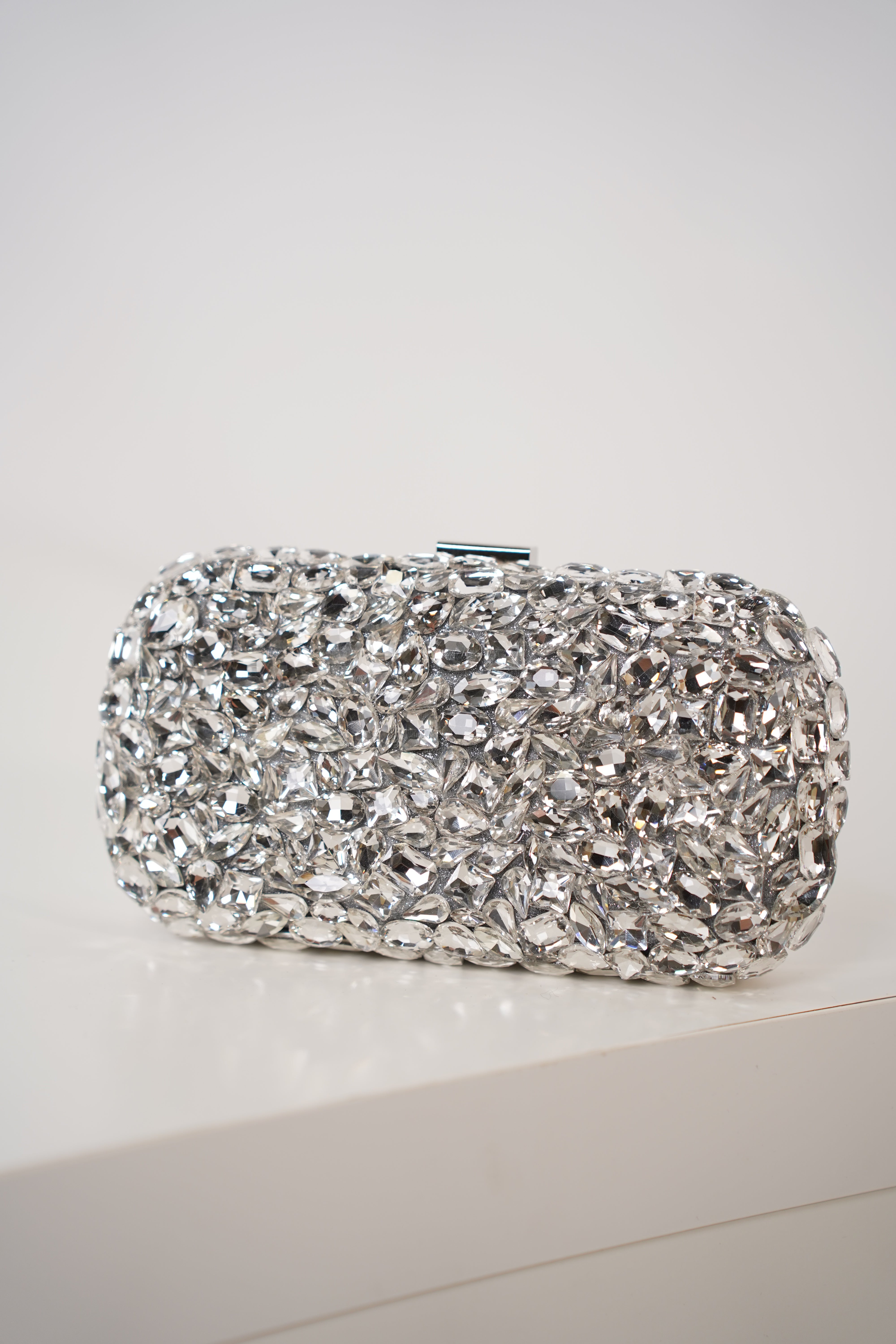 Brielle Diamond Elegant Clutch – Gemstone Evening Bag