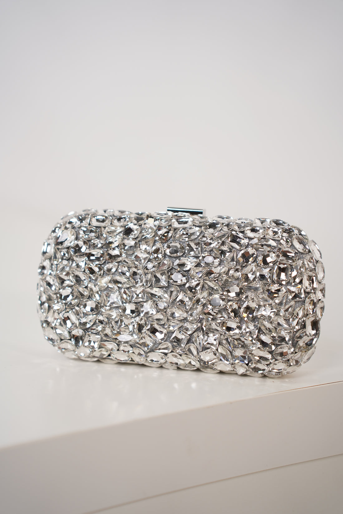 Brielle Diamond Elegant Clutch – Gemstone Evening Bag