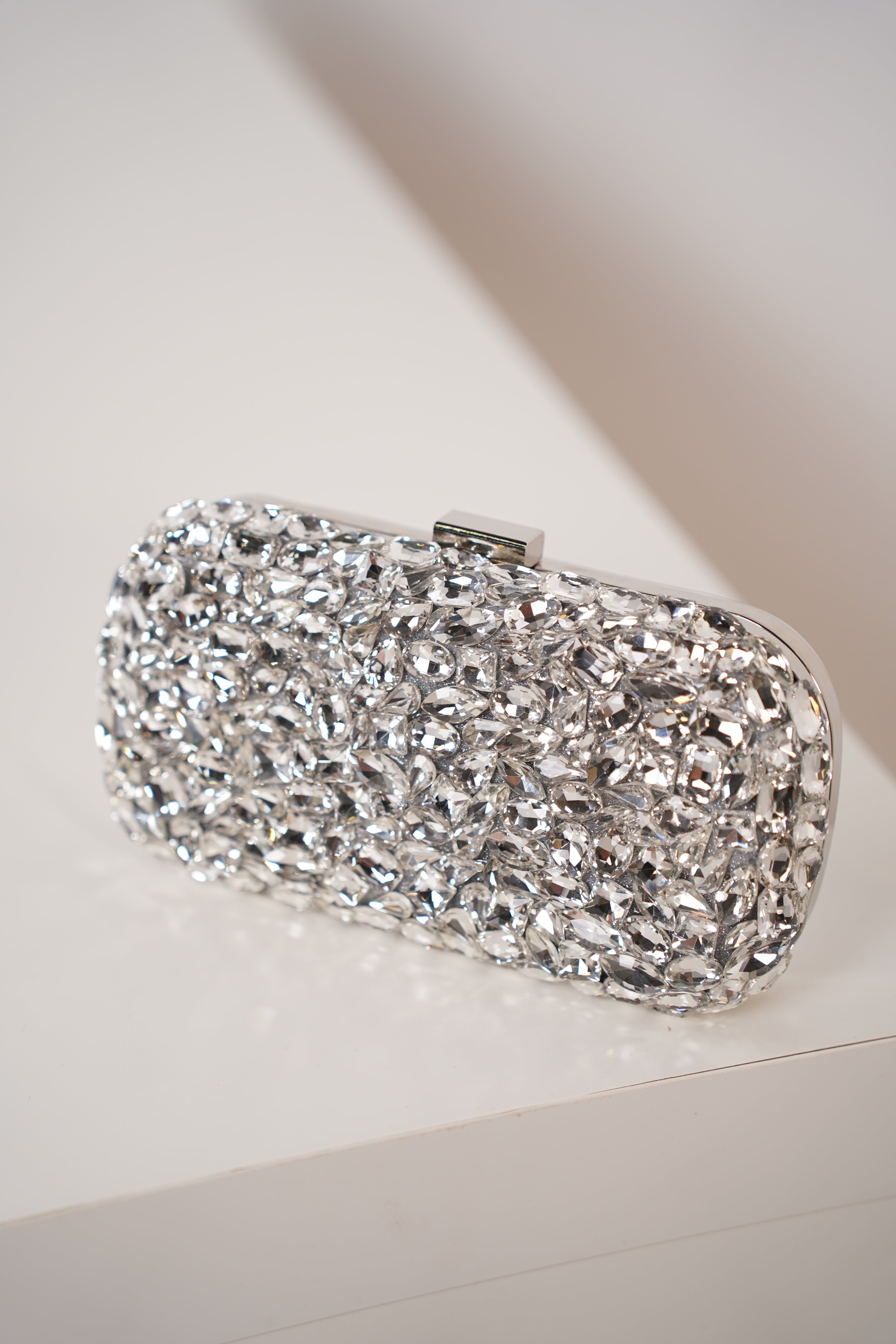 Brielle Diamond Elegant Clutch – Gemstone Evening Bag