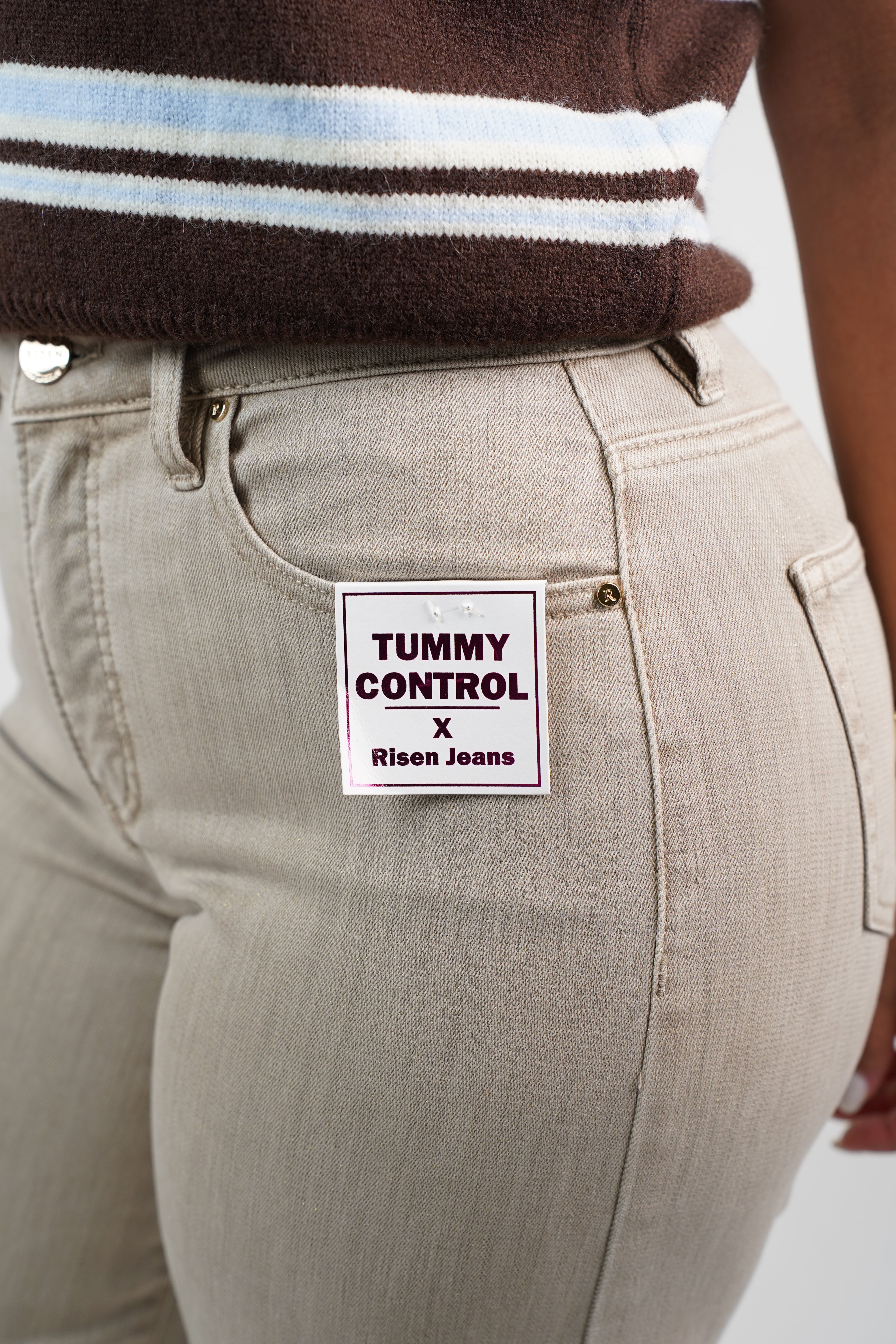 Vemi Lurex Wide Leg Jeans