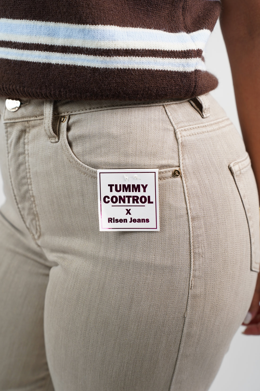 Vemi Lurex Wide Leg Jeans