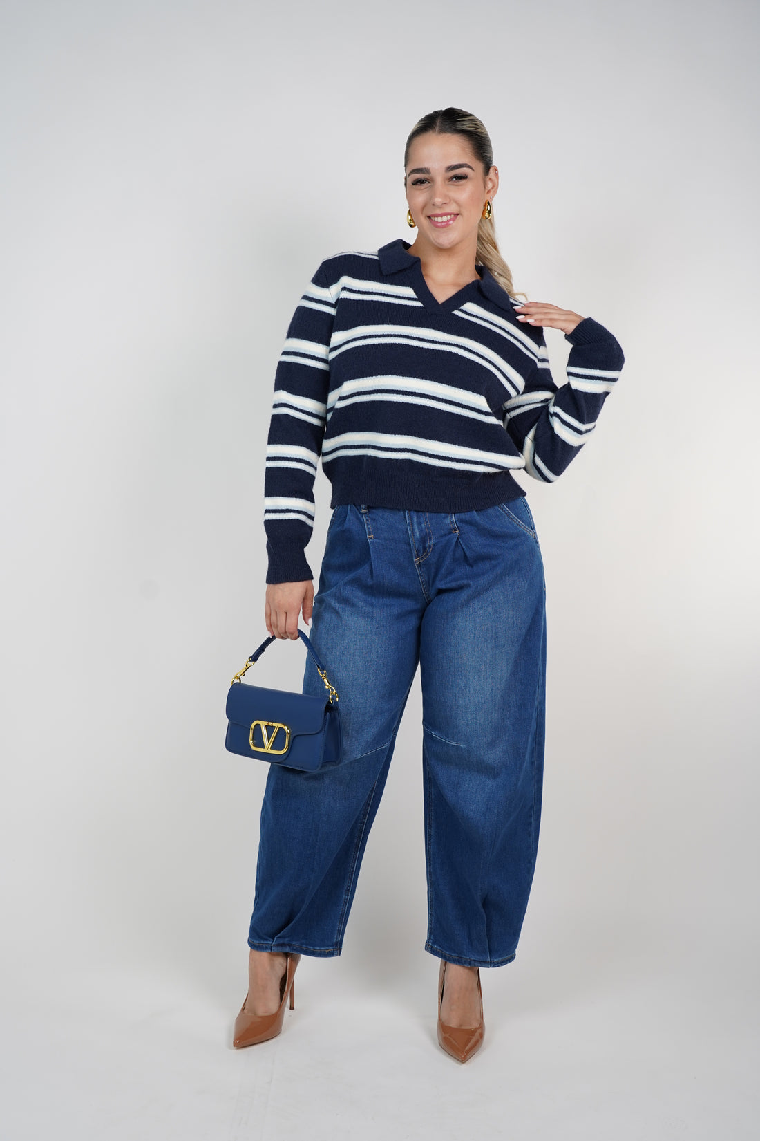 Kori Cropped Barrel Jeans