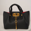 Meliz Mini Tote Bag – Luxe Gold Accent Handbag
