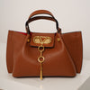 Meliz Mini Tote Bag – Luxe Gold Accent Handbag