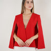 Rynel Blazer Cape – Bold Elegance with a Power Cape Twist
