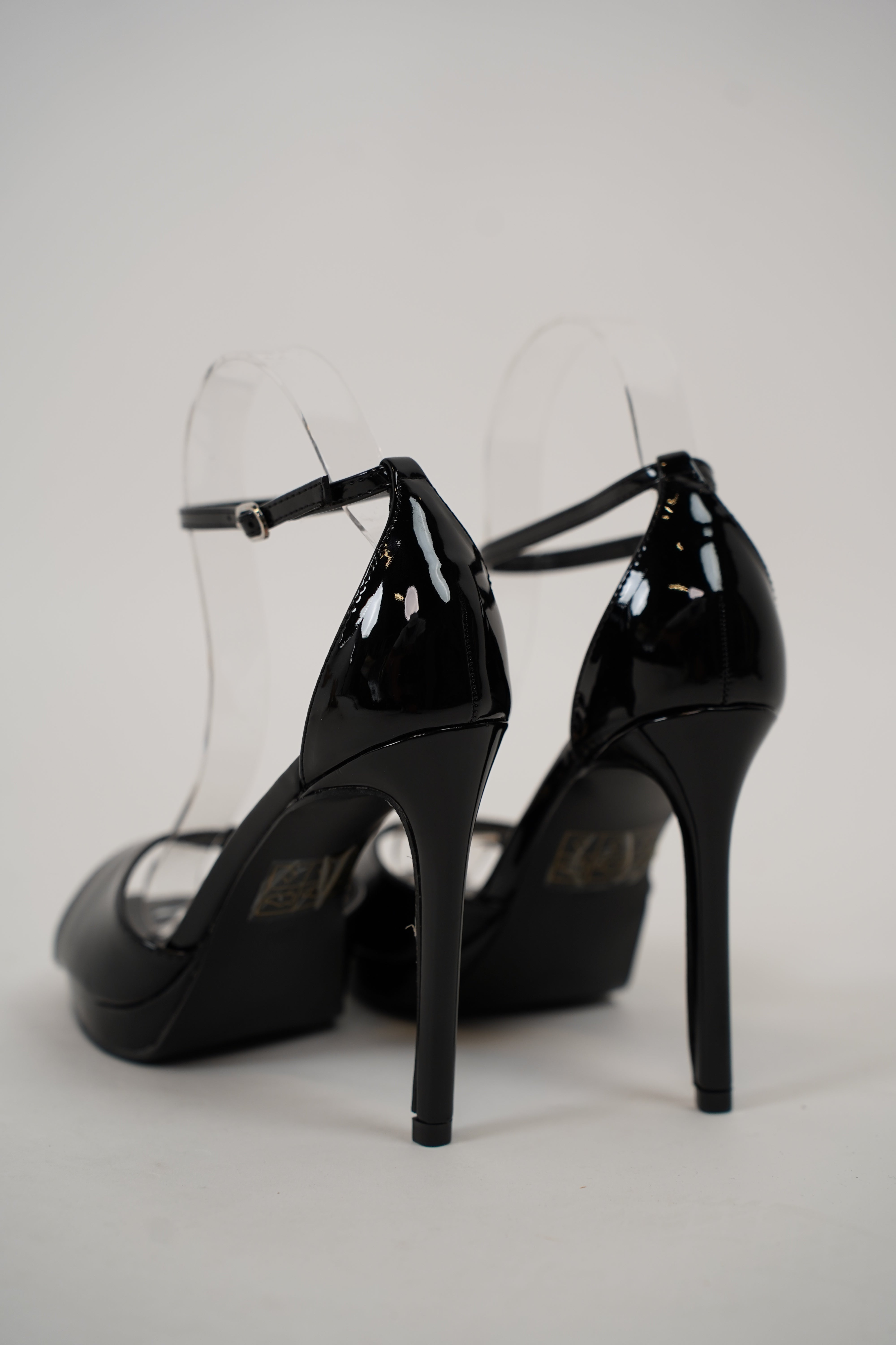 Lipa Stilettos Ankle Strap Heels– Sleek, Glossy, and Game-Changing