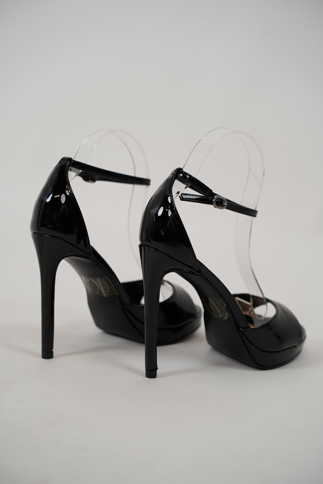 Lipa Stilettos Ankle Strap Heels– Sleek, Glossy, and Game-Changing