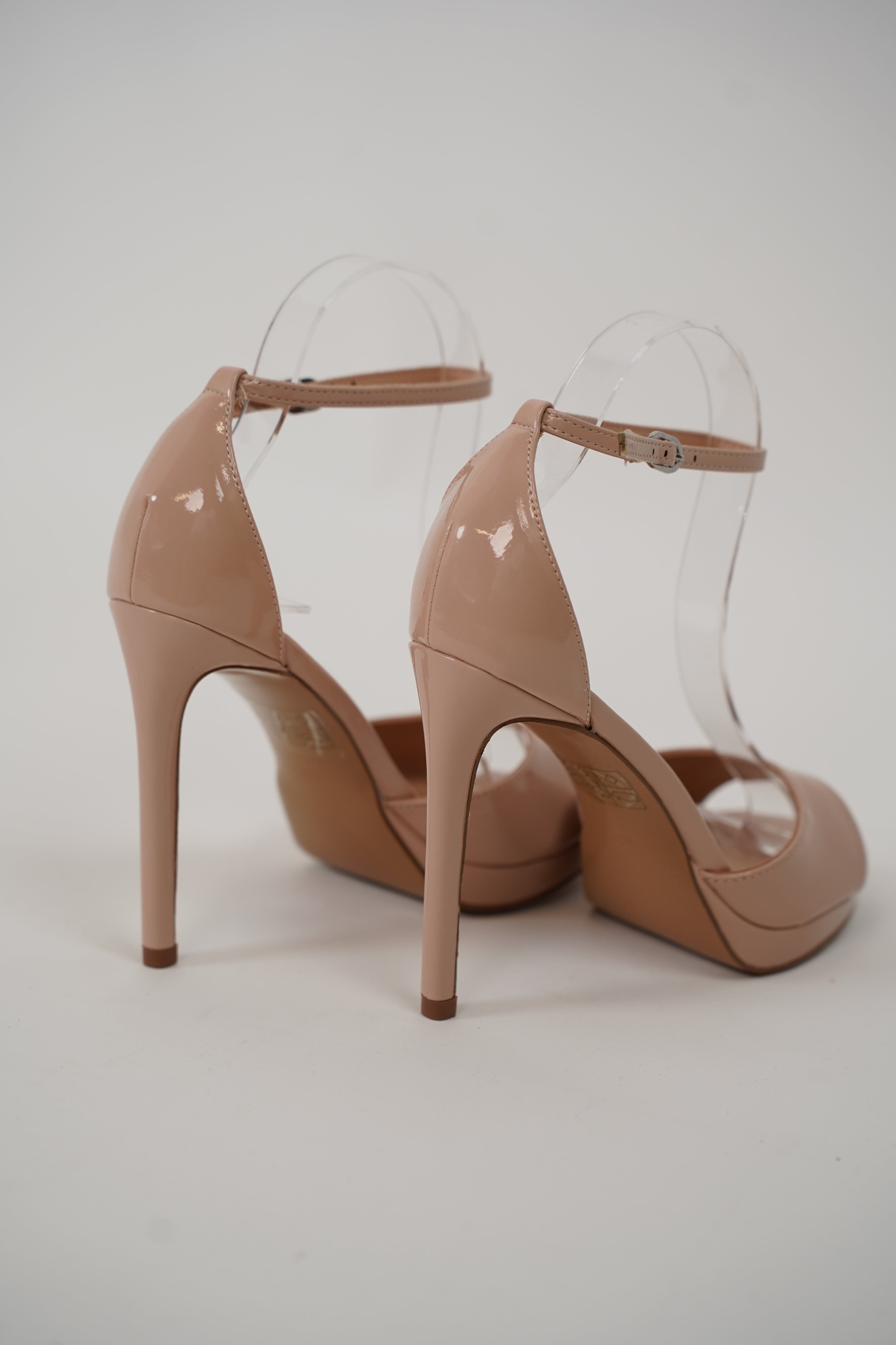 Lipa Stilettos Ankle Strap Heels– Sleek, Glossy, and Game-Changing