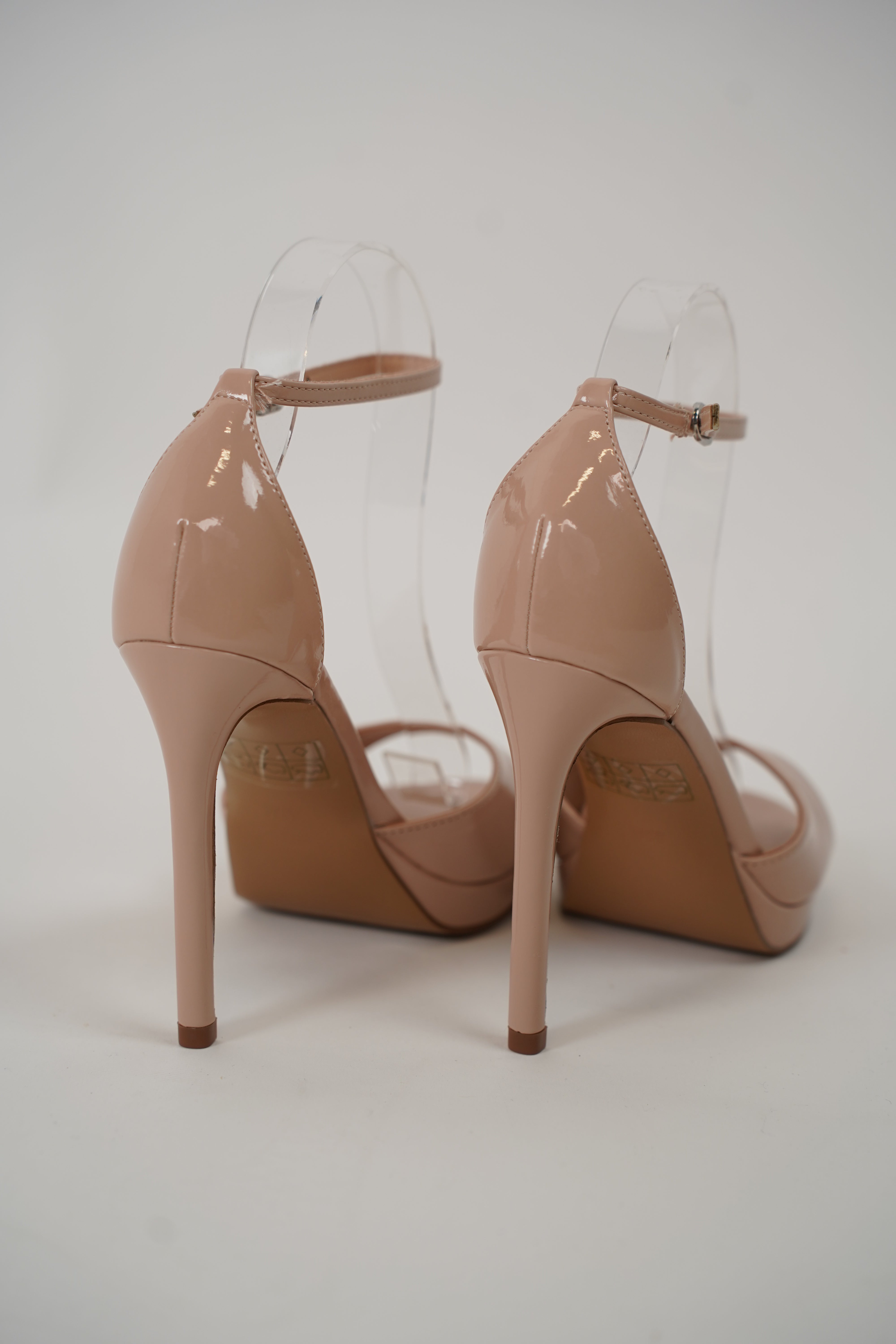 Lipa Stilettos Ankle Strap Heels– Sleek, Glossy, and Game-Changing