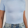 Round Neck Short Sleeve Bodysuit