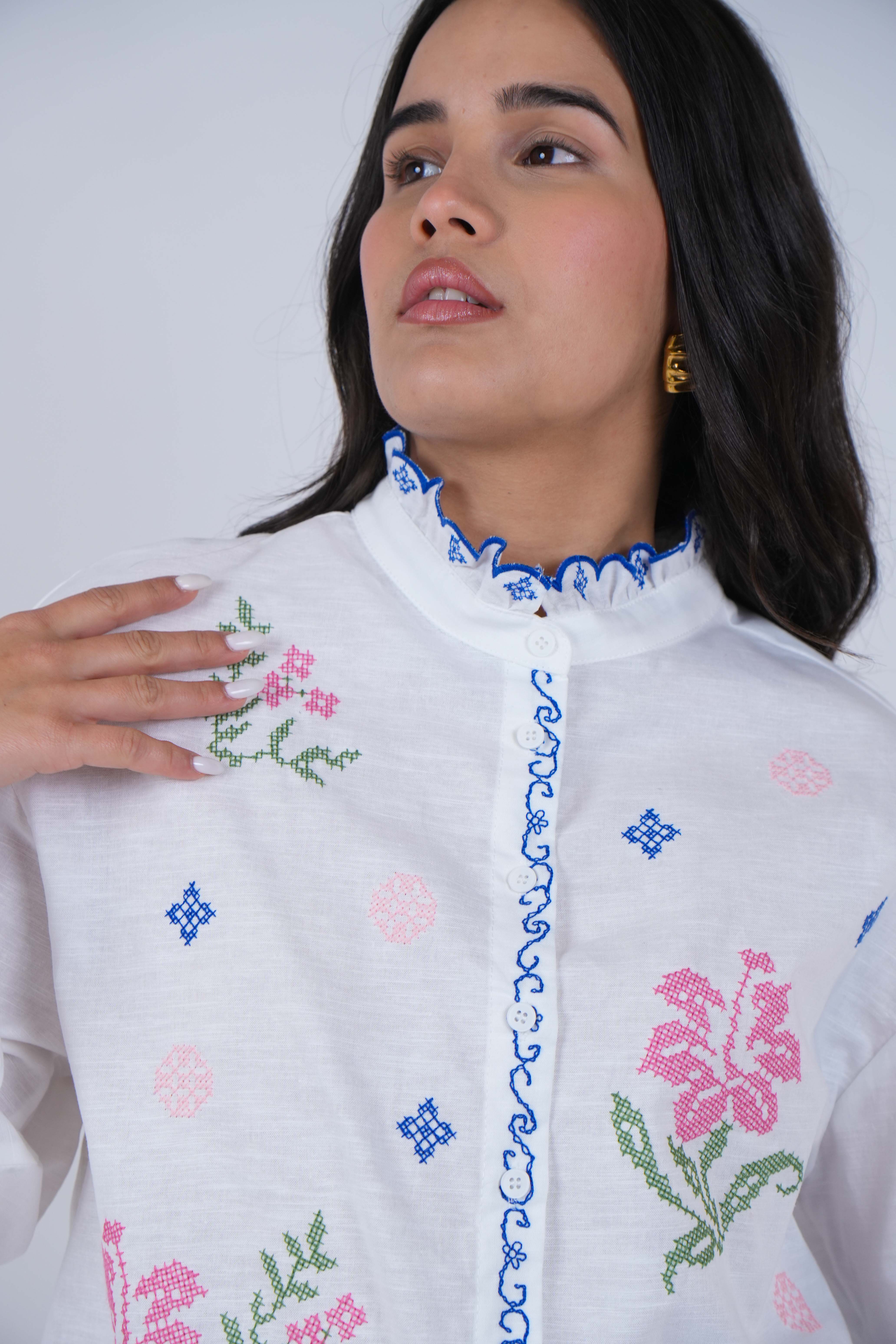 Mavi Embroidered Shirt
