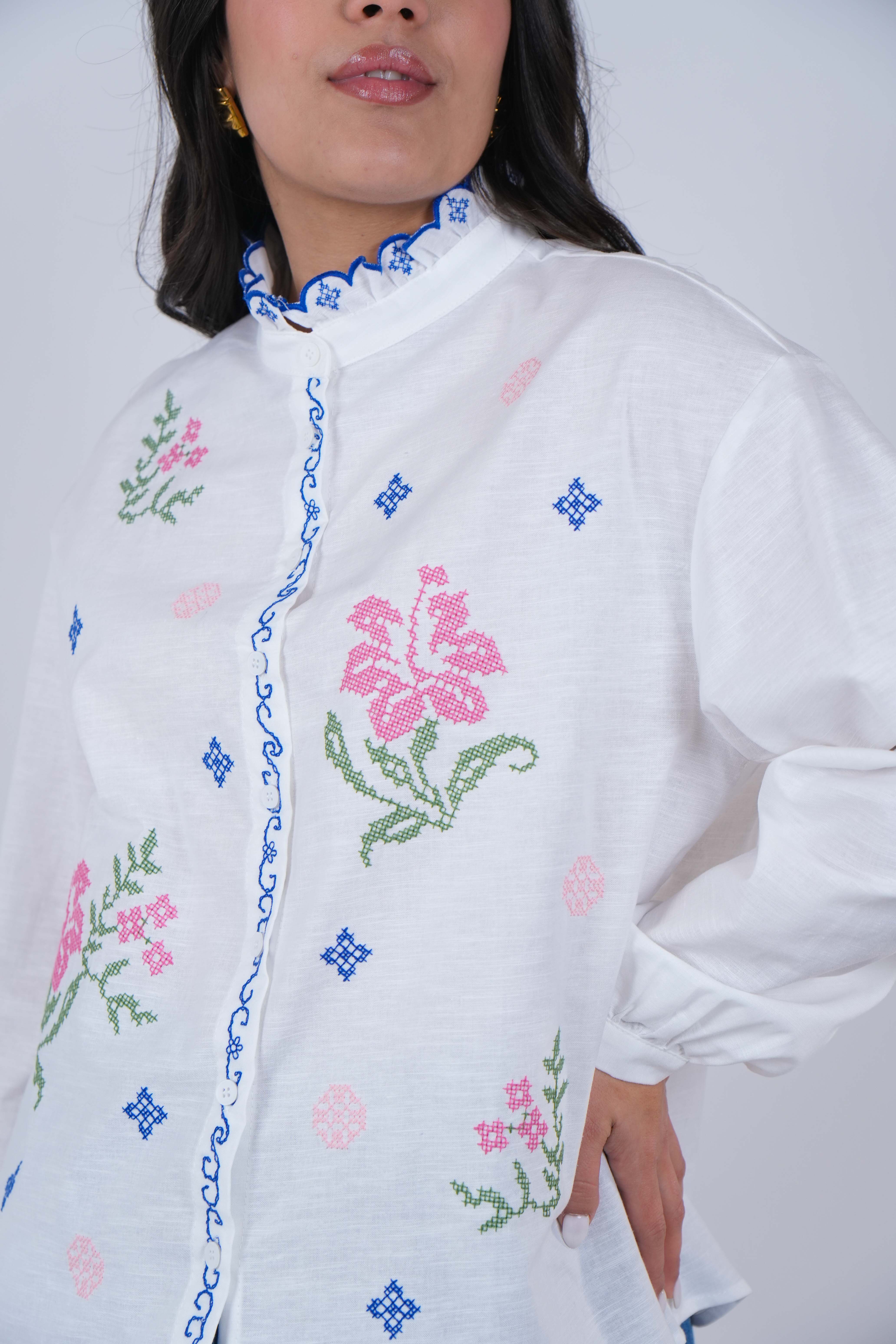 Mavi Embroidered Shirt