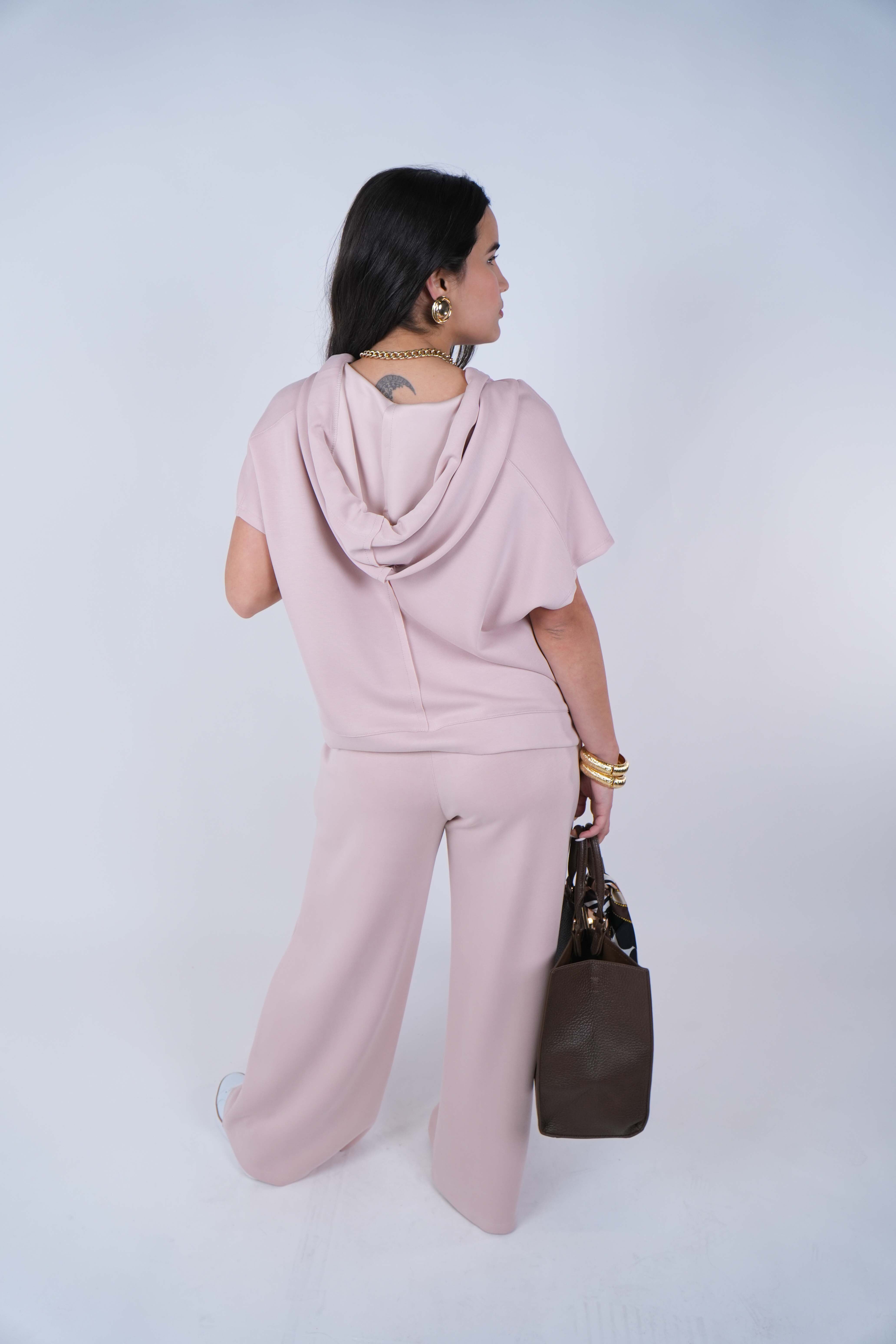 Morisa Hooded Pants Set – Effortless Luxe Loungewear