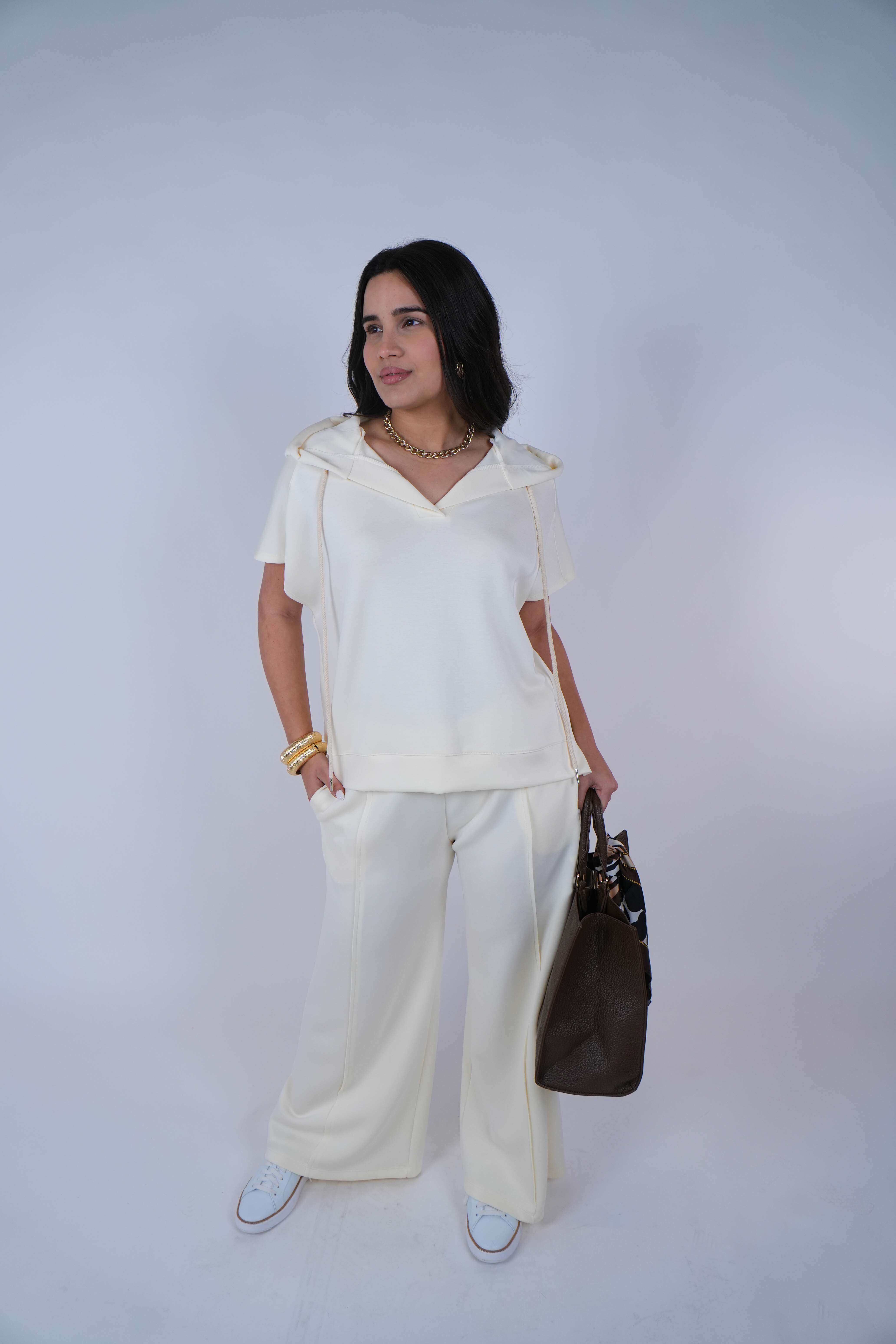 Morisa Hooded Pants Set – Effortless Luxe Loungewear