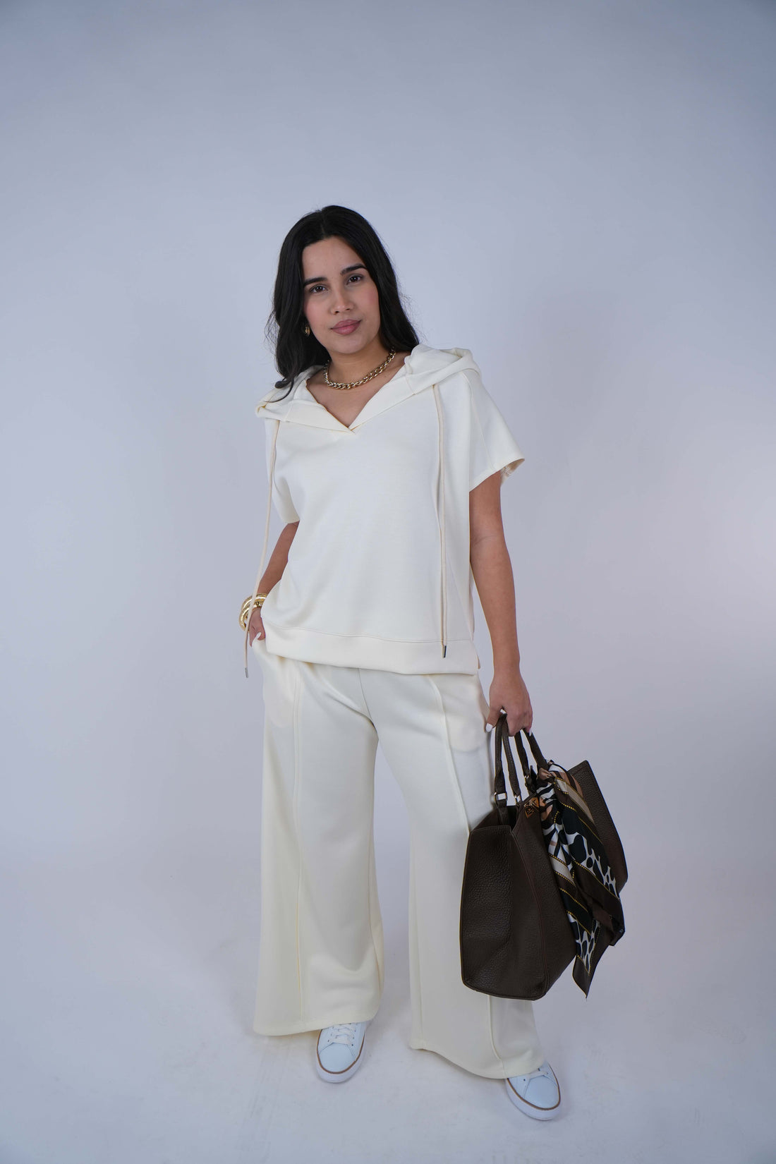 Morisa Hooded Pants Set – Effortless Luxe Loungewear