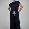 Monica Pants – Relaxed Wide-Leg Trousers with Drawstring Waist