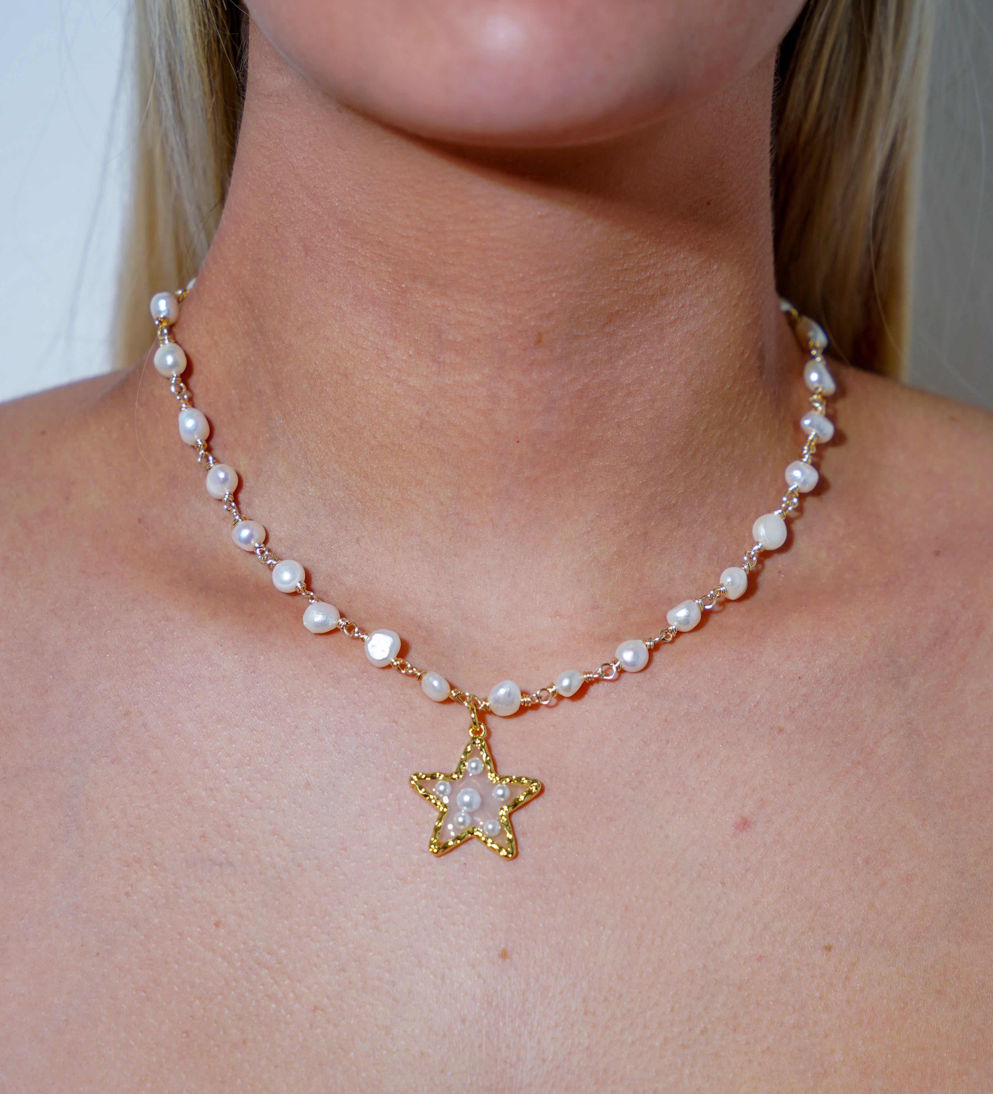 Odette Star Pearl Necklace