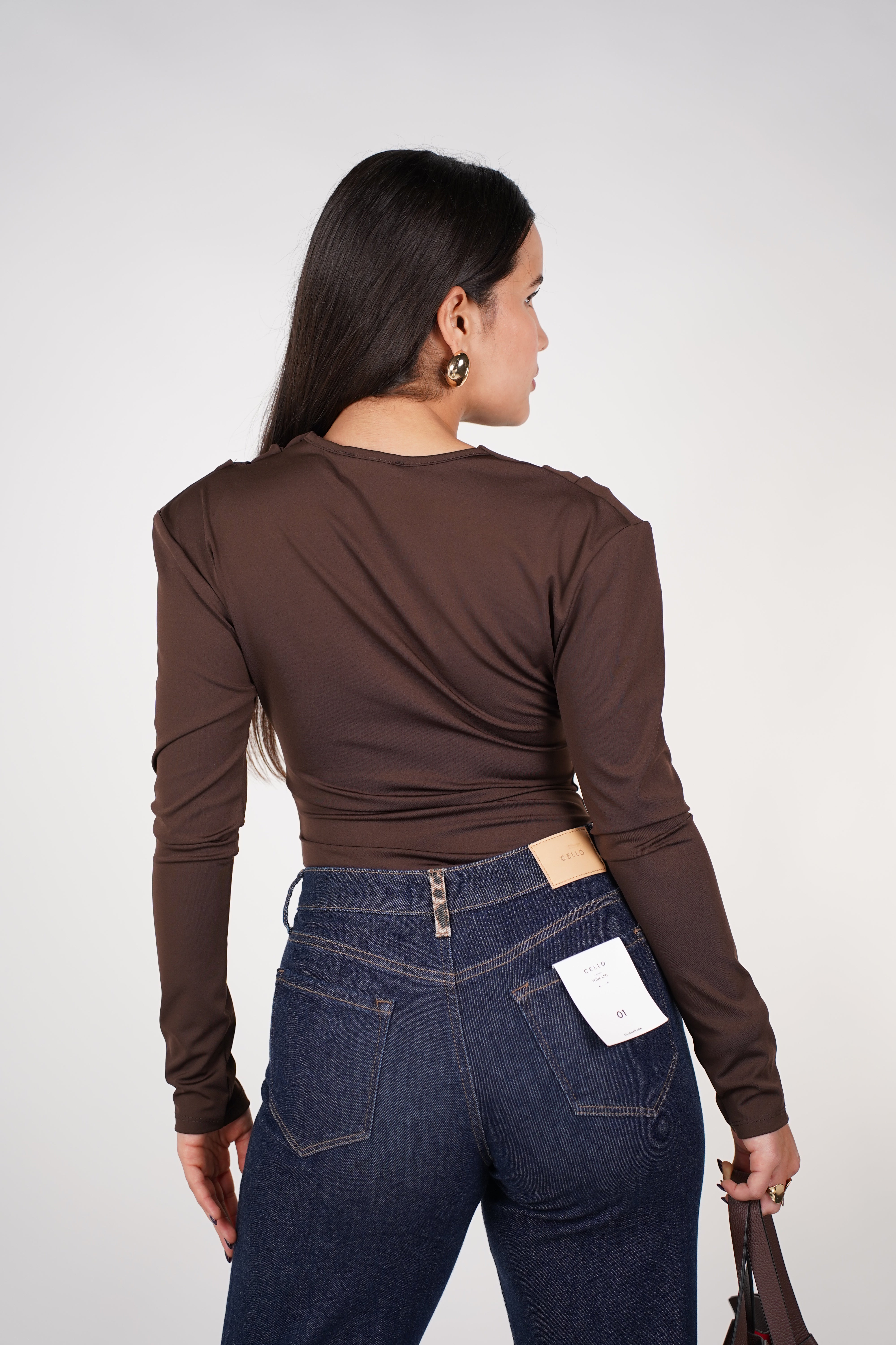 Dovea Bodysuit – Draped, Chic & Elevated