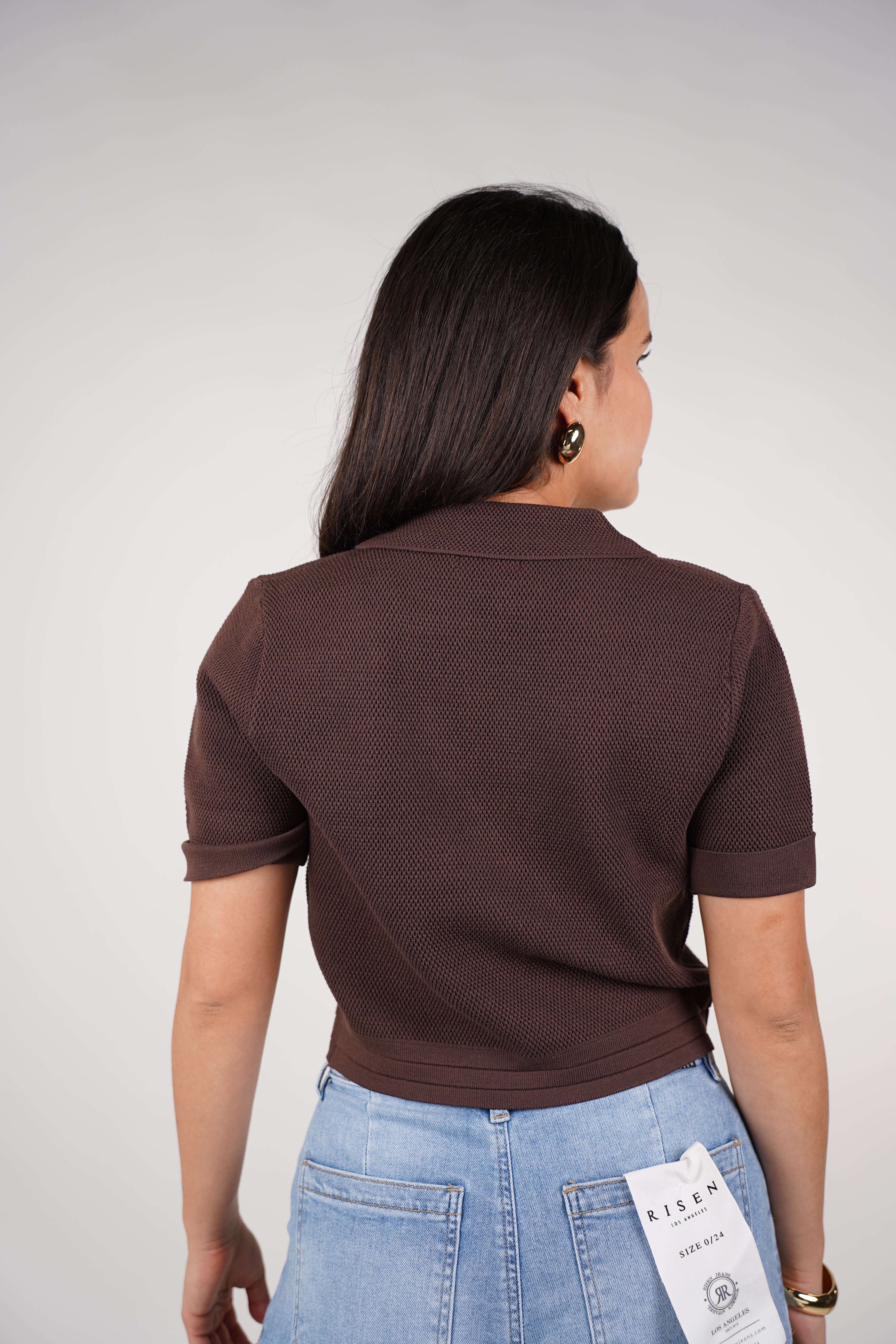 Mirvana Sweater Top – Textured, Polished & Modern