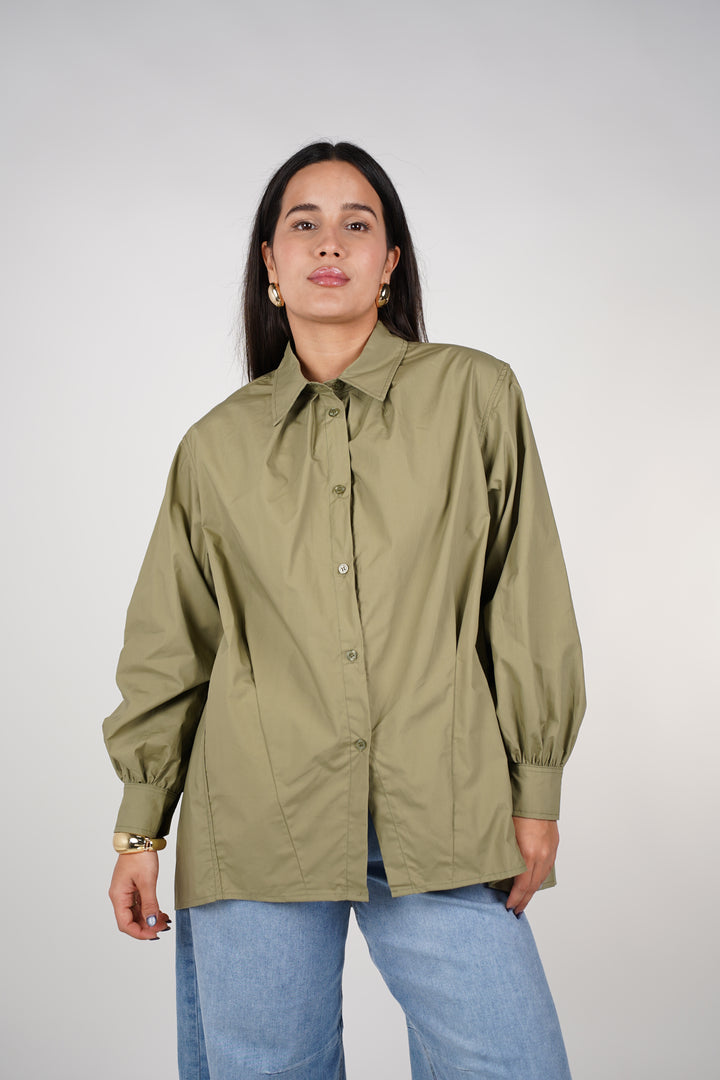 Janelle Poplin Shirt – Clean, Modern & Effortlessly Chic