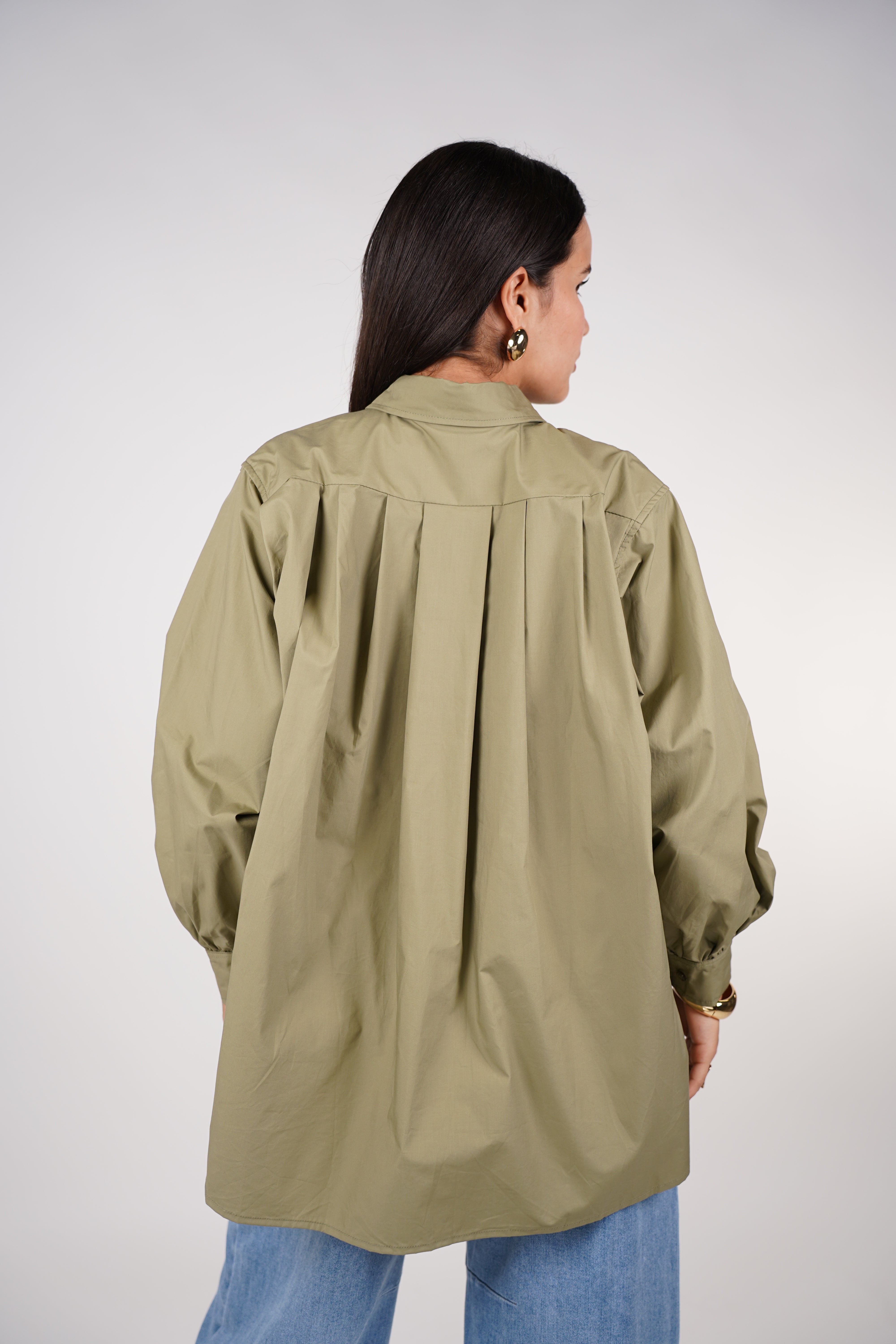 Janelle Poplin Shirt – Clean, Modern & Effortlessly Chic