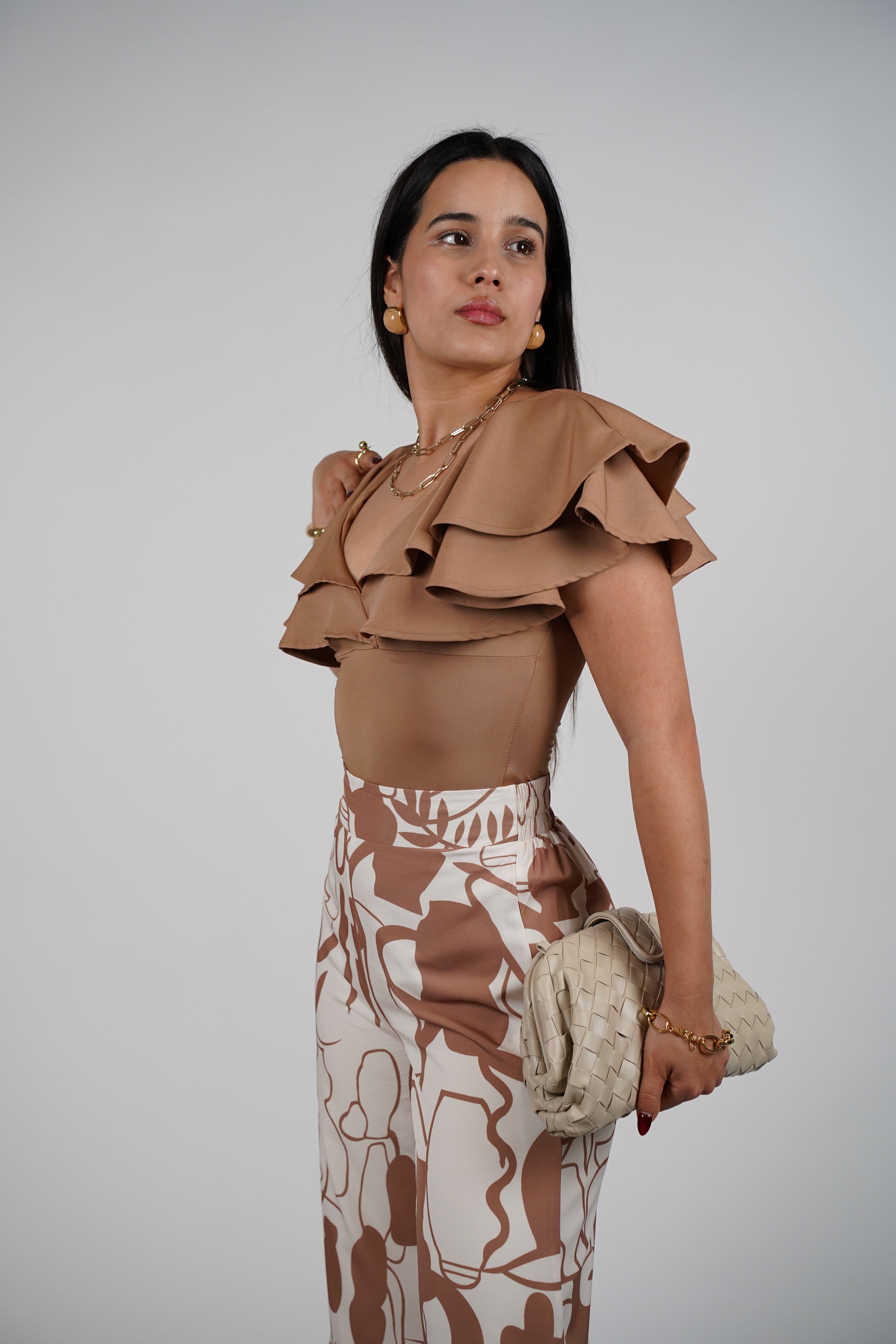 Zamiya Pants Set – Bold Wide-Leg Printed Duo