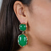 Novea Dangle Earrings – Elegant, Glossy & Luxe Statement