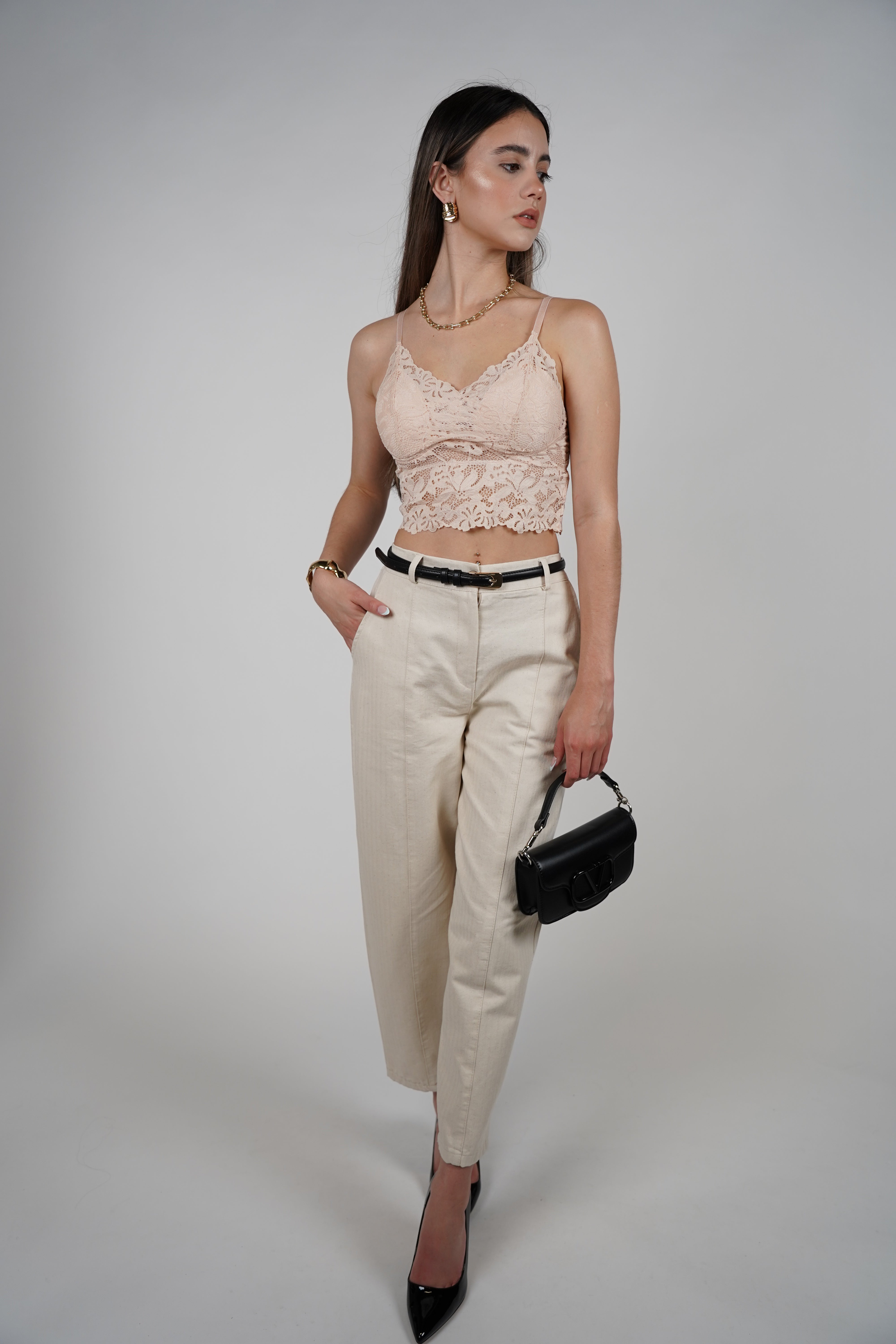 Rielle Lace Bralette – Elegant & Flirty Lace Top