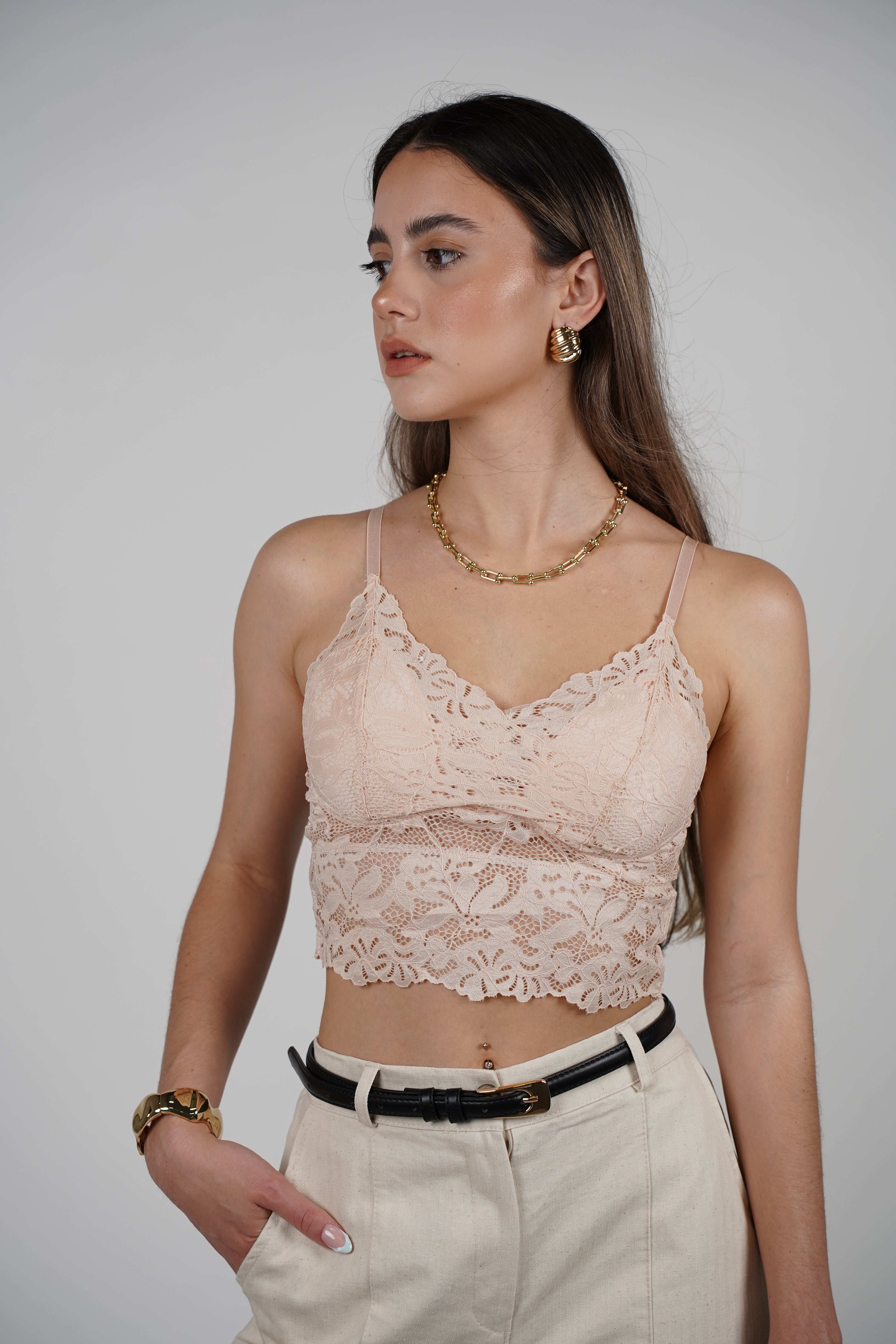 Rielle Lace Bralette – Elegant & Flirty Lace Top