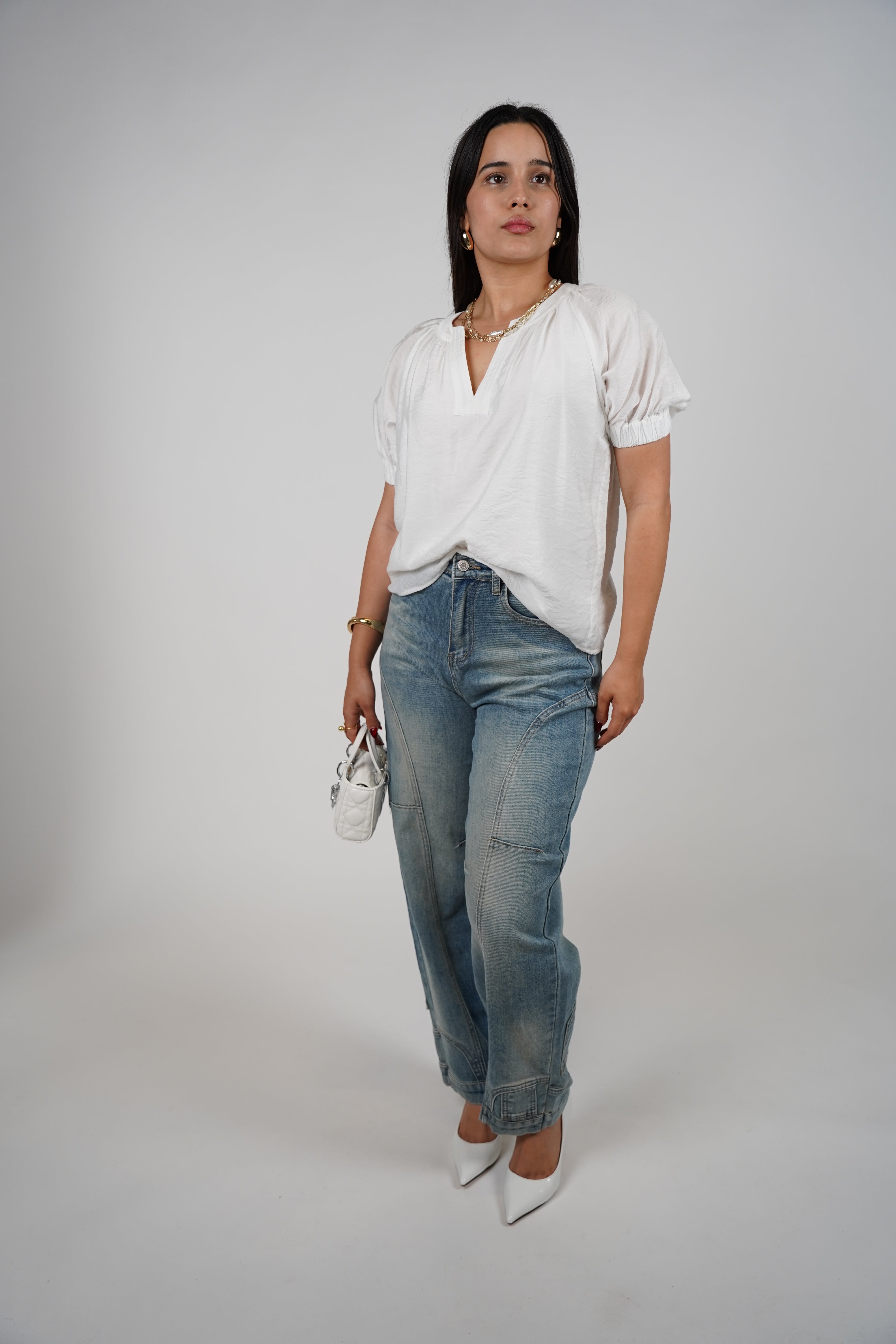 Nyli Jeans – Soft Wash High-Rise Relaxed Denim