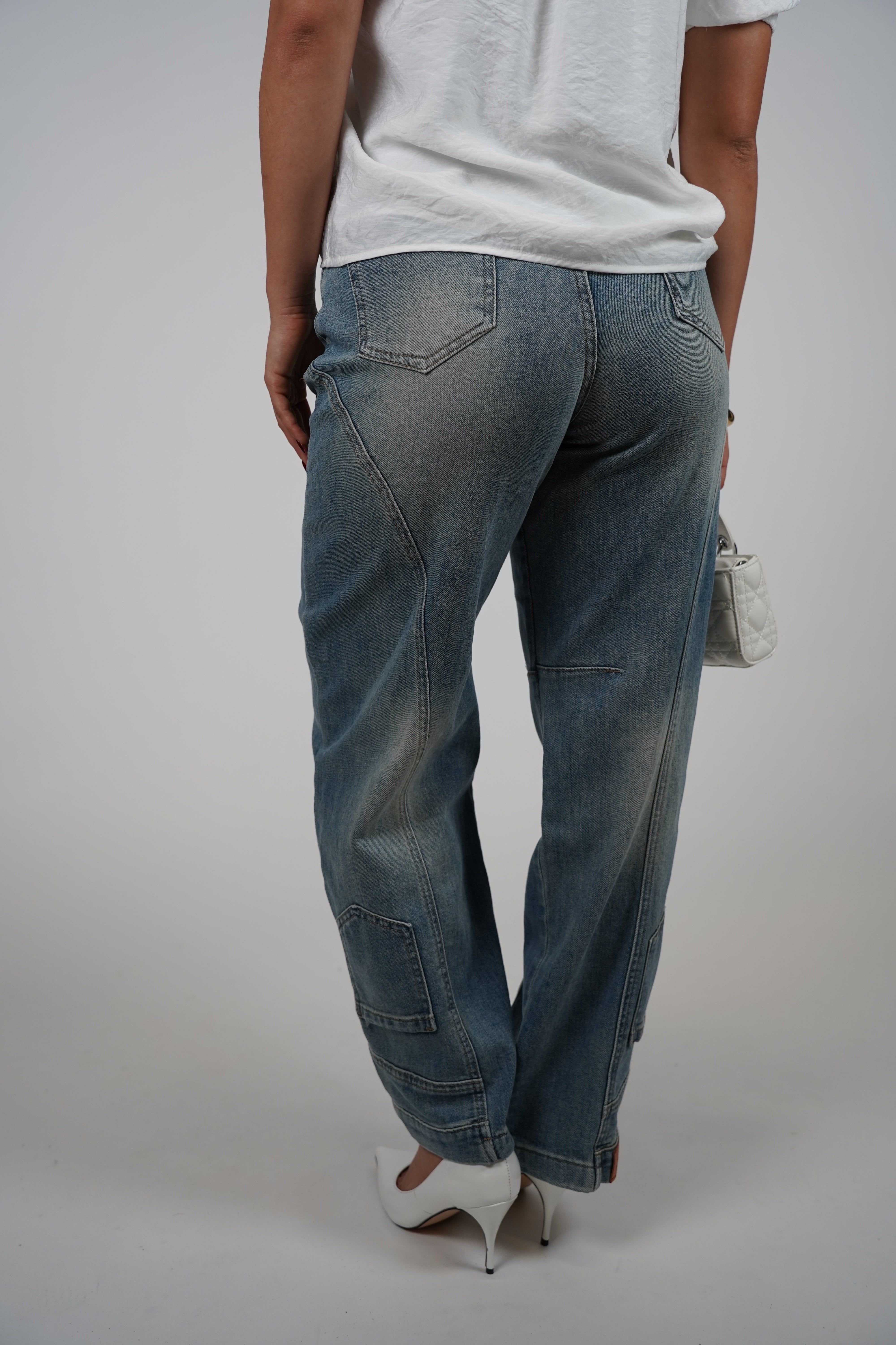 Nyli Jeans – Soft Wash High-Rise Relaxed Denim